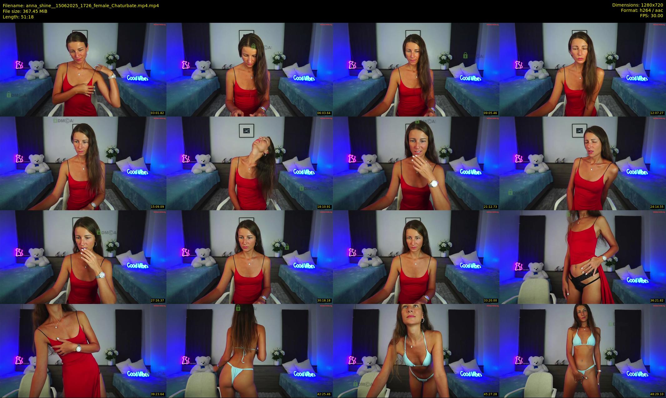 anna_shine_ — 52 minute Chaturbate female cam show recording, 720p, Jun 15, 2025