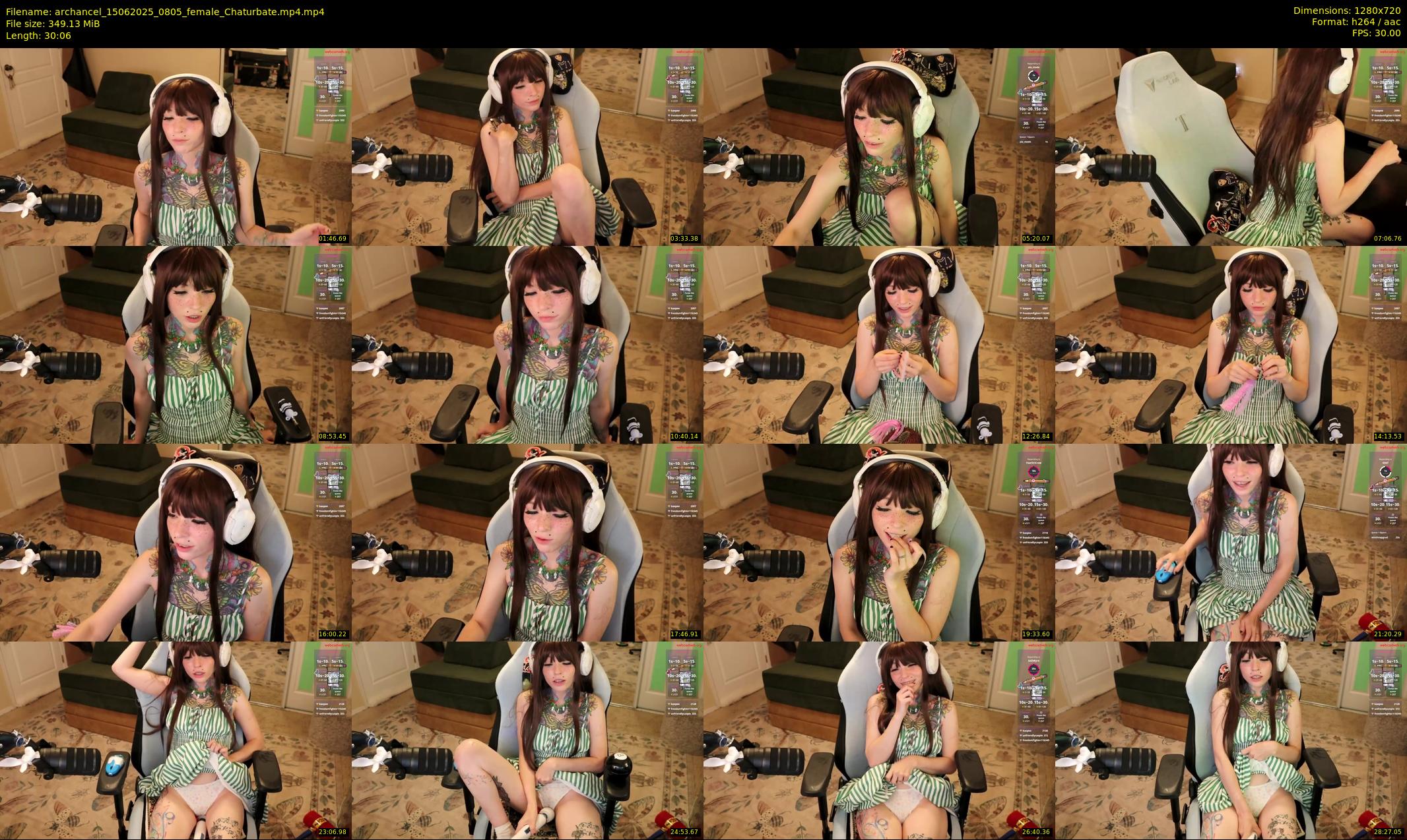 archancel — 31 minute Chaturbate female cam show recording, 720p, Jun 15, 2025