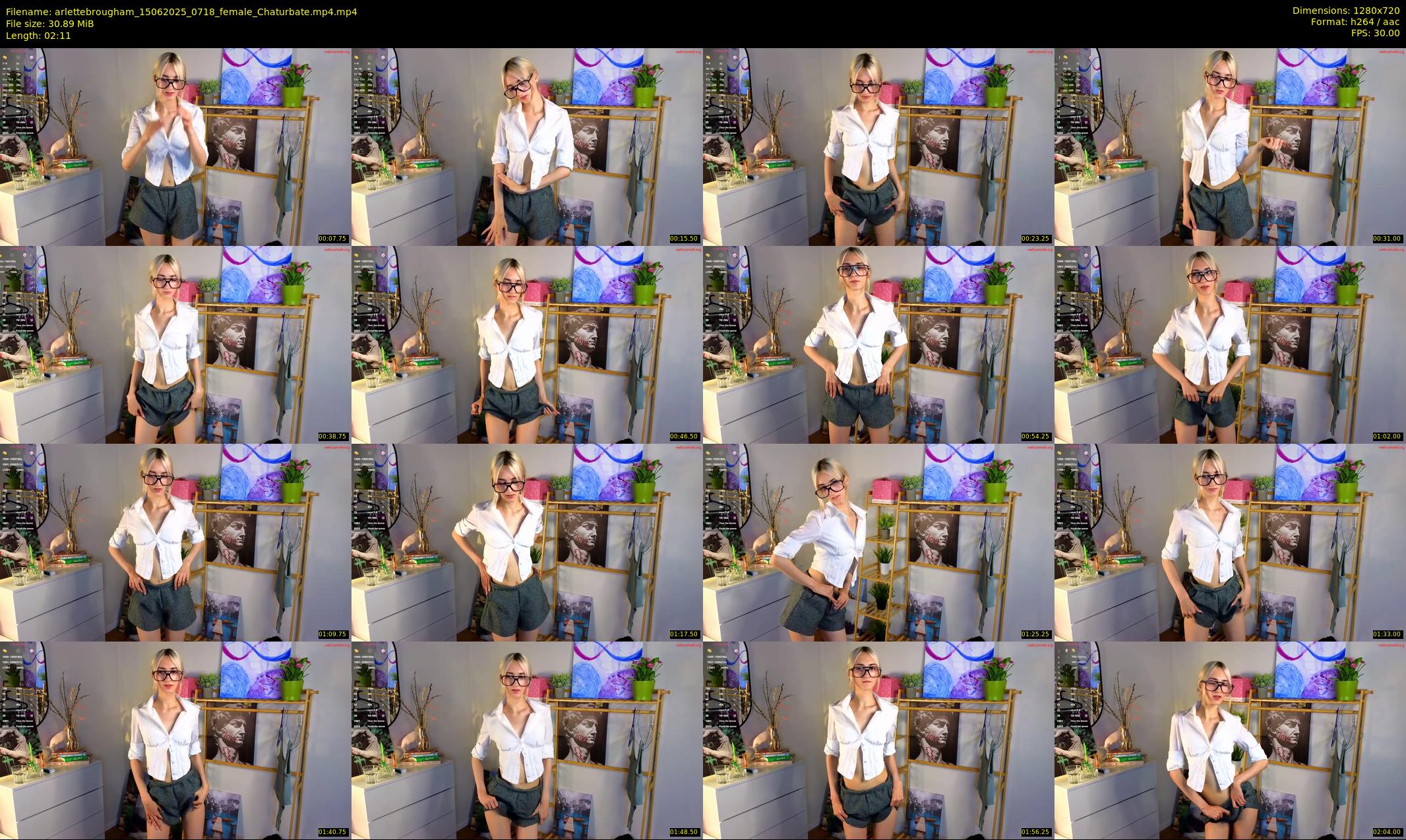 arlettebrougham — 3 minute Chaturbate female cam show recording, 720p, Jun 15, 2025