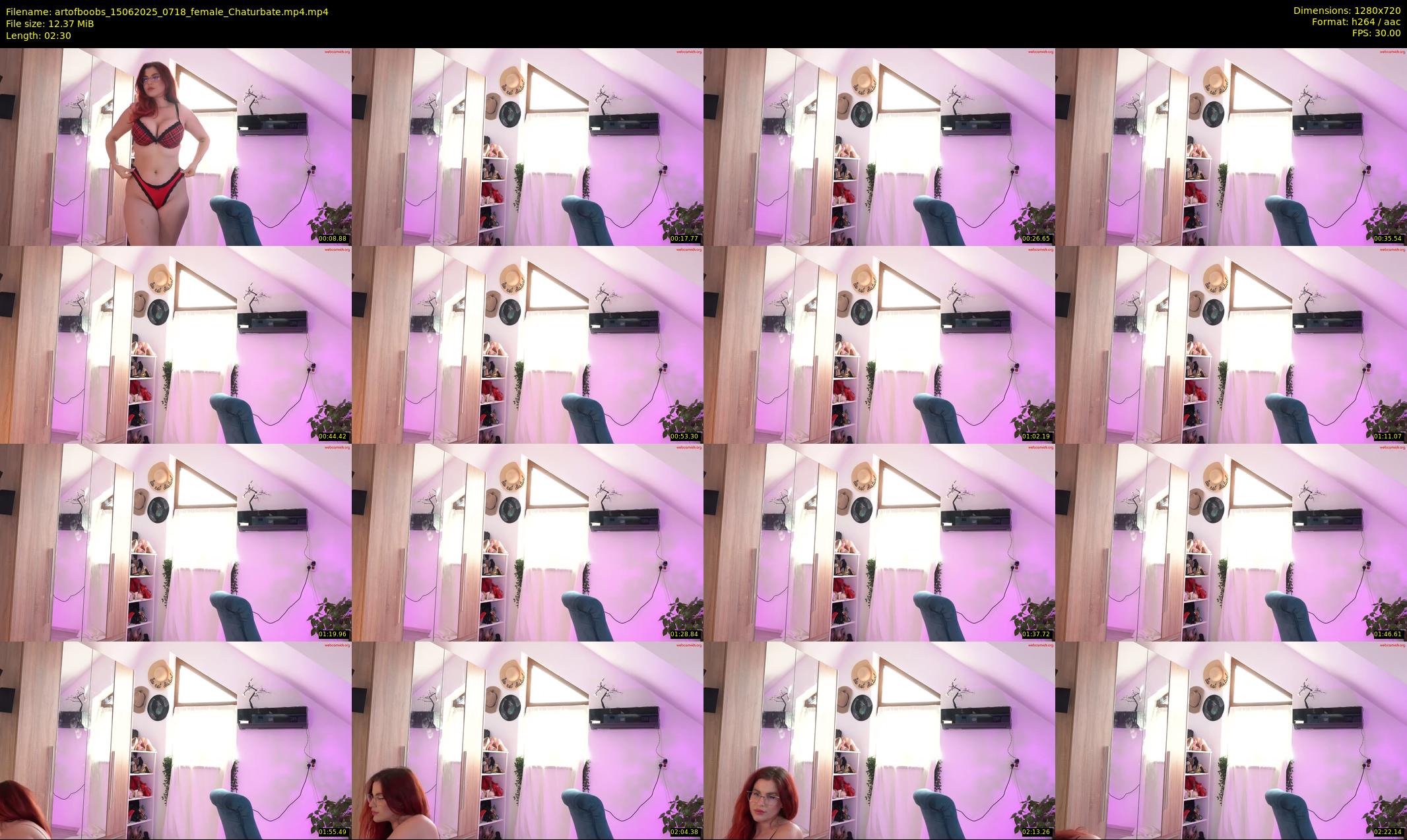 artofboobs — 3 minute Chaturbate female cam show recording, 720p, Jun 15, 2025