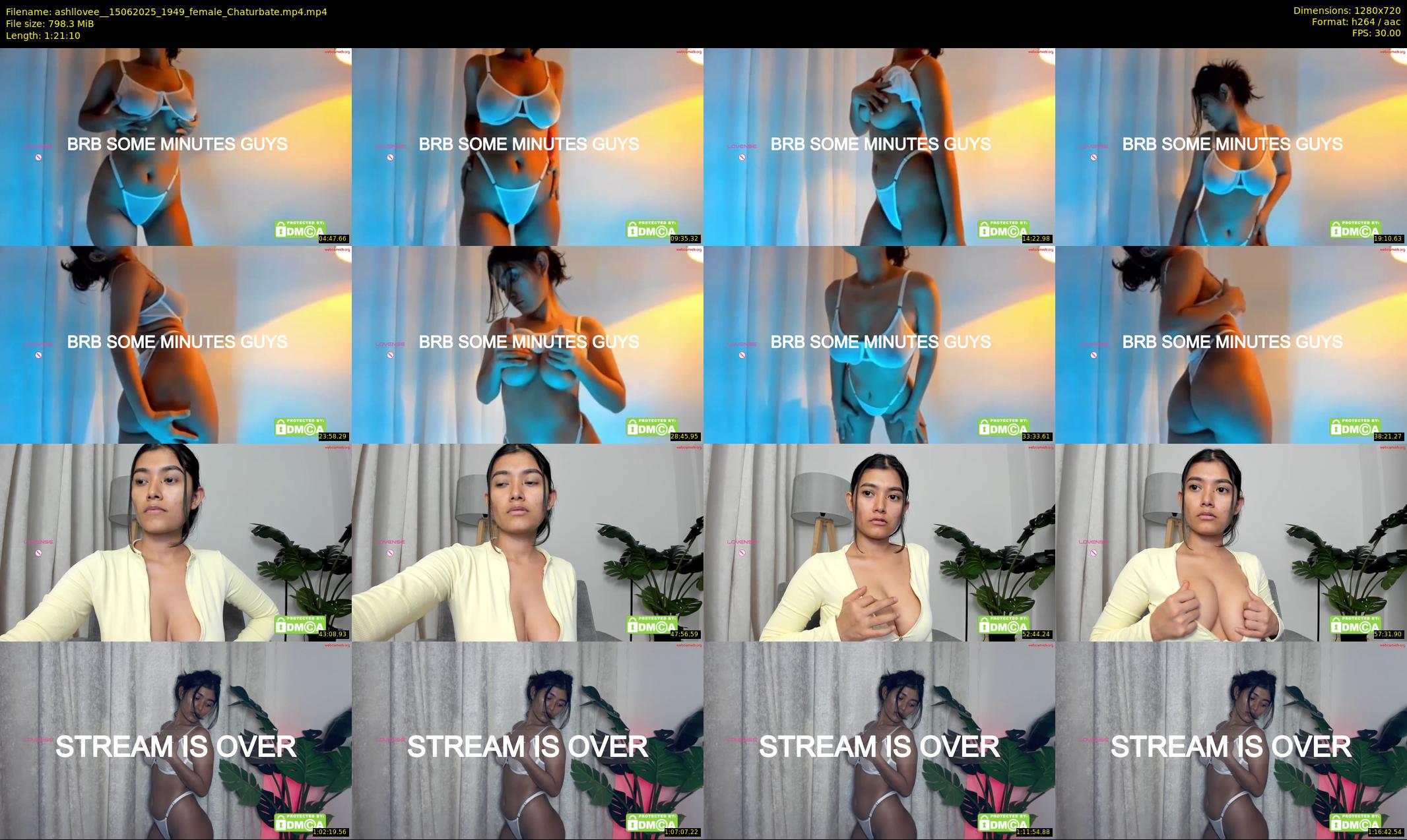 ashllovee_ — 82 minute Chaturbate female cam show recording, 720p, Jun 15, 2025