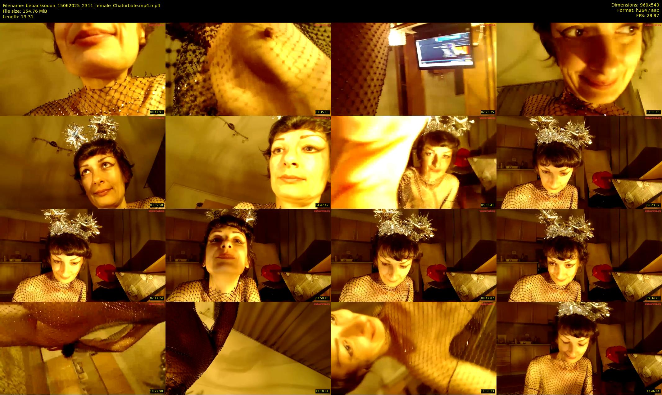 bebacksooon — 14 minute Chaturbate female cam show recording, 480p, Jun 15, 2025