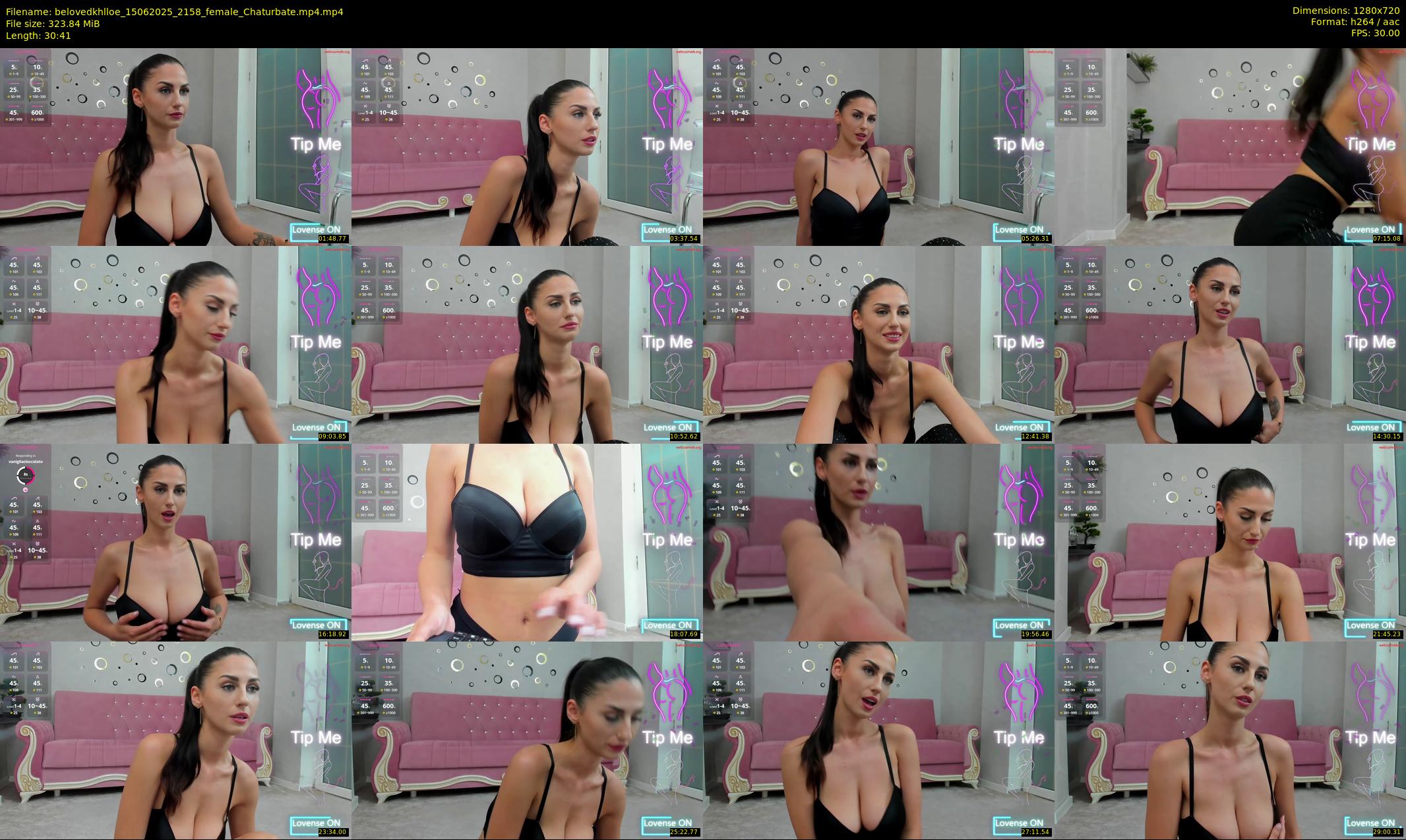 belovedkhlloe — 31 minute Chaturbate female cam show recording, 720p, Jun 15, 2025