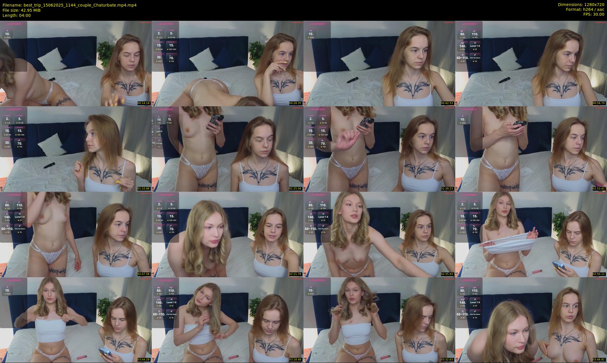 best_trip — 4 minute Chaturbate couple cam show recording, 720p, Jun 15, 2025