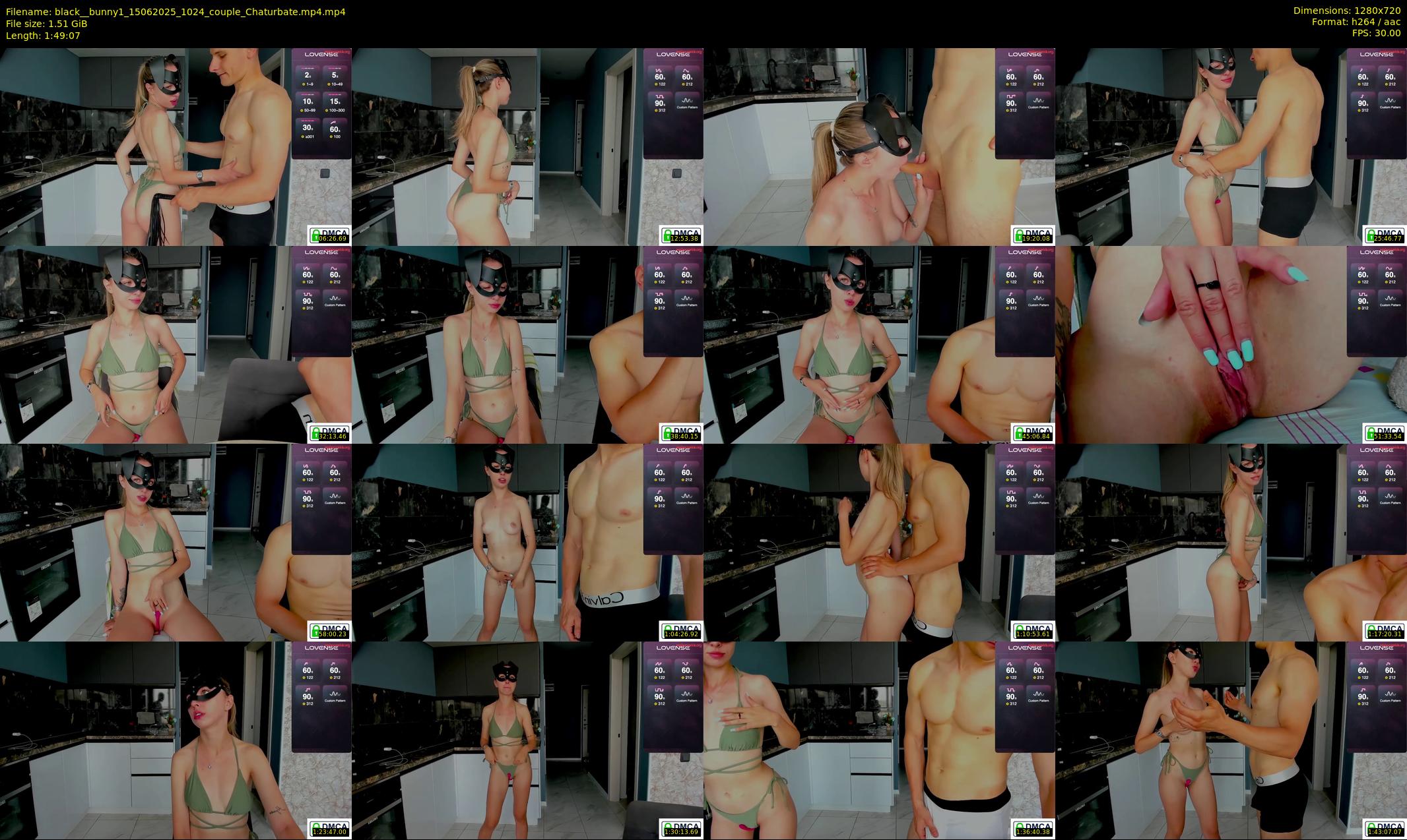 black__bunny1 — 110 minute Chaturbate couple cam show recording, 720p, Jun 15, 2025