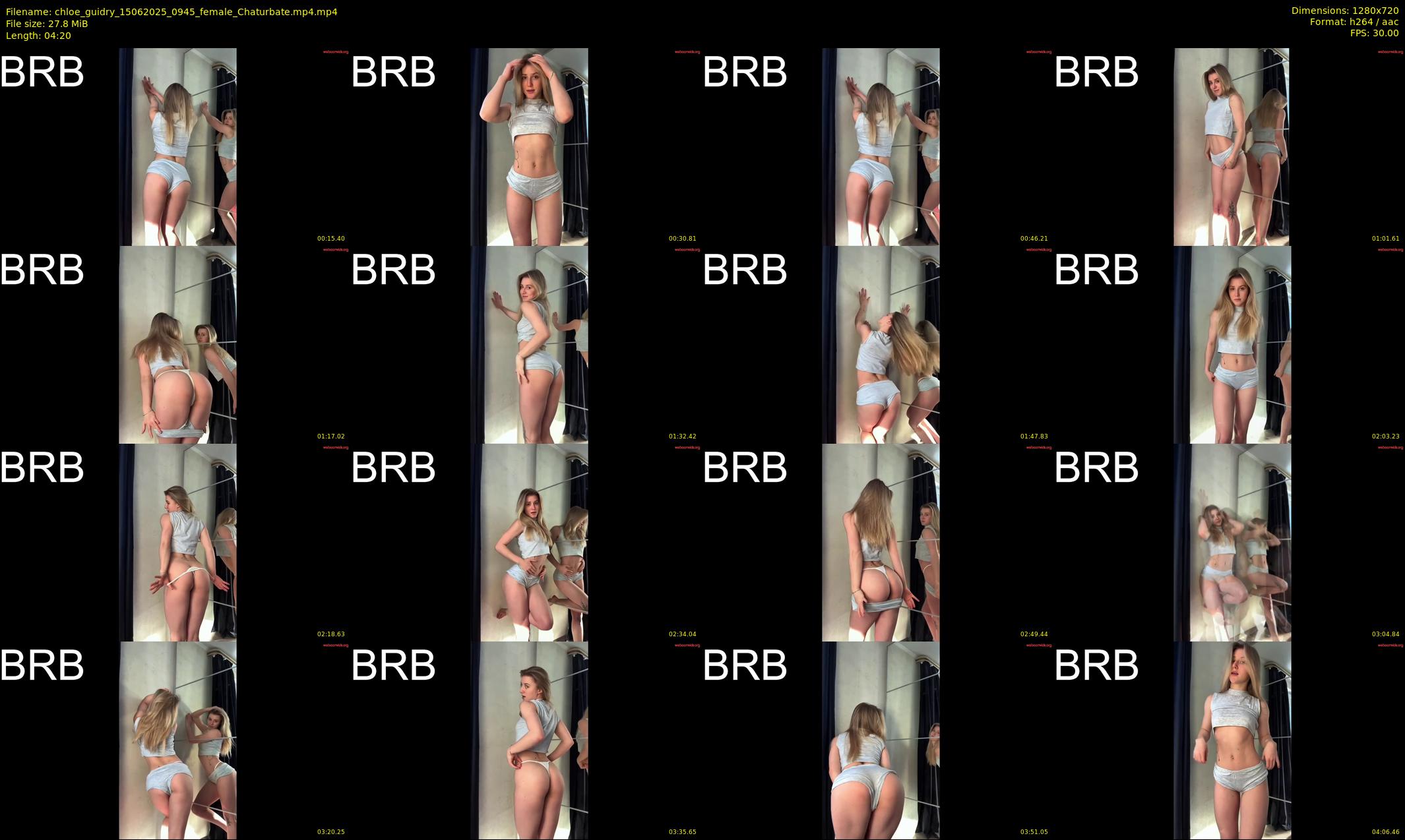 chloe_guidry — 5 minute Chaturbate female cam show recording, 720p, Jun 15, 2025