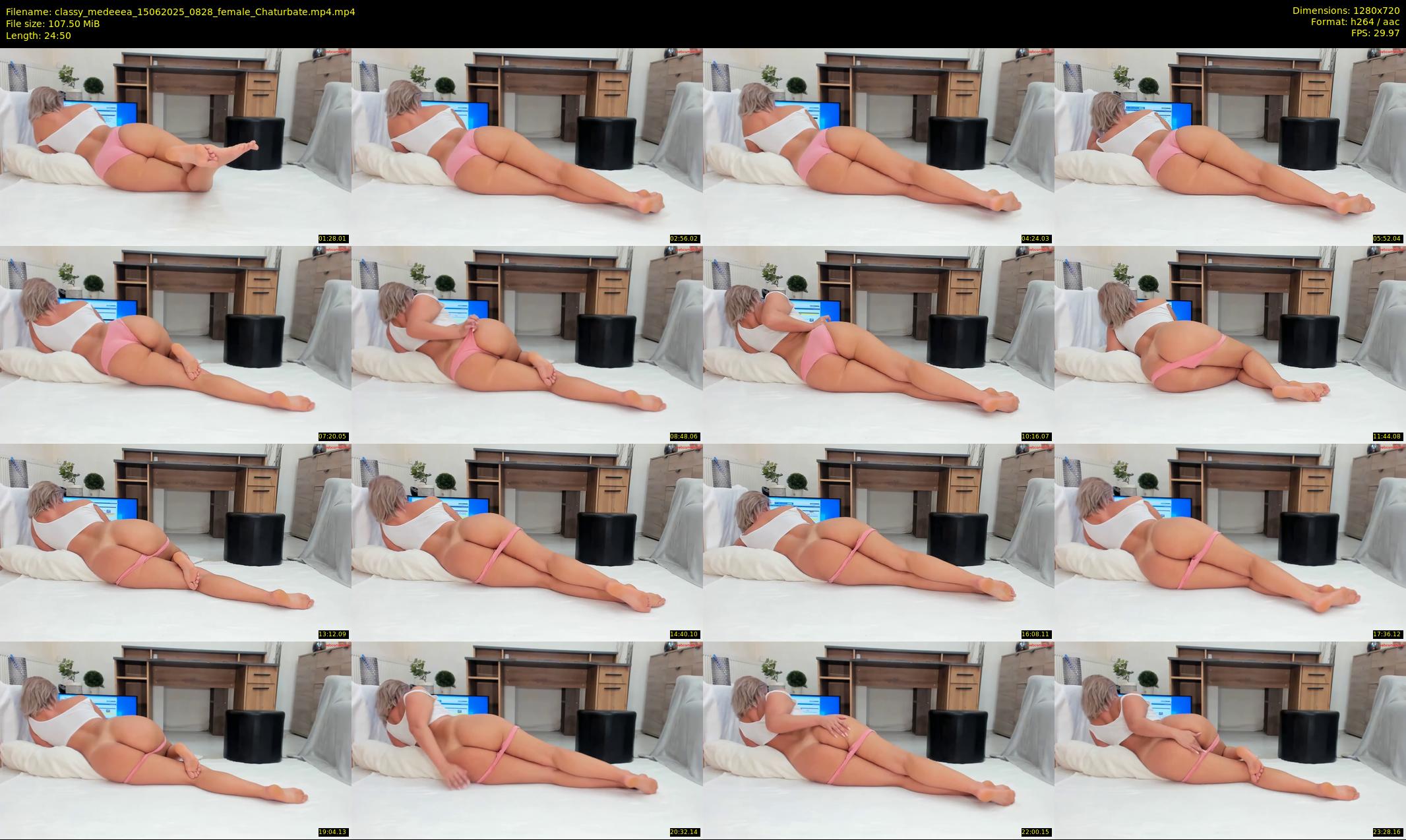 classy_medeeea — 25 minute Chaturbate female cam show recording, 720p, Jun 15, 2025