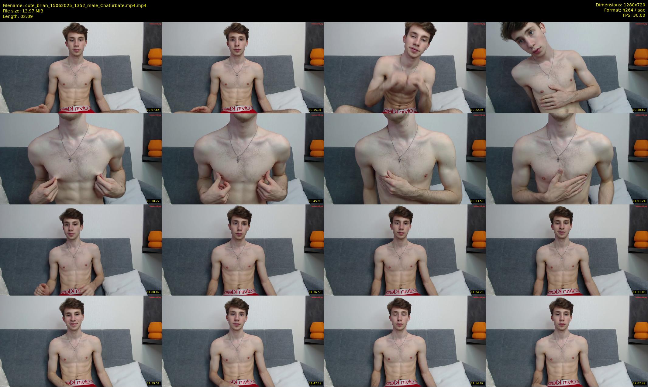 cute_brian — 3 minute Chaturbate male cam show recording, 720p, Jun 15, 2025