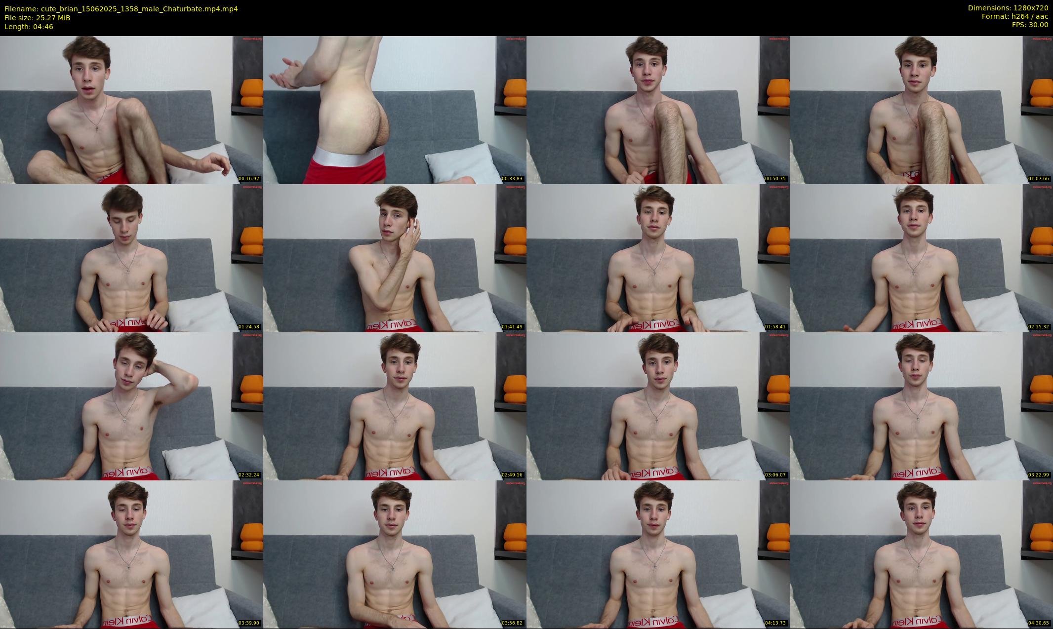 cute_brian — 5 minute Chaturbate male cam show recording, 720p, Jun 15, 2025