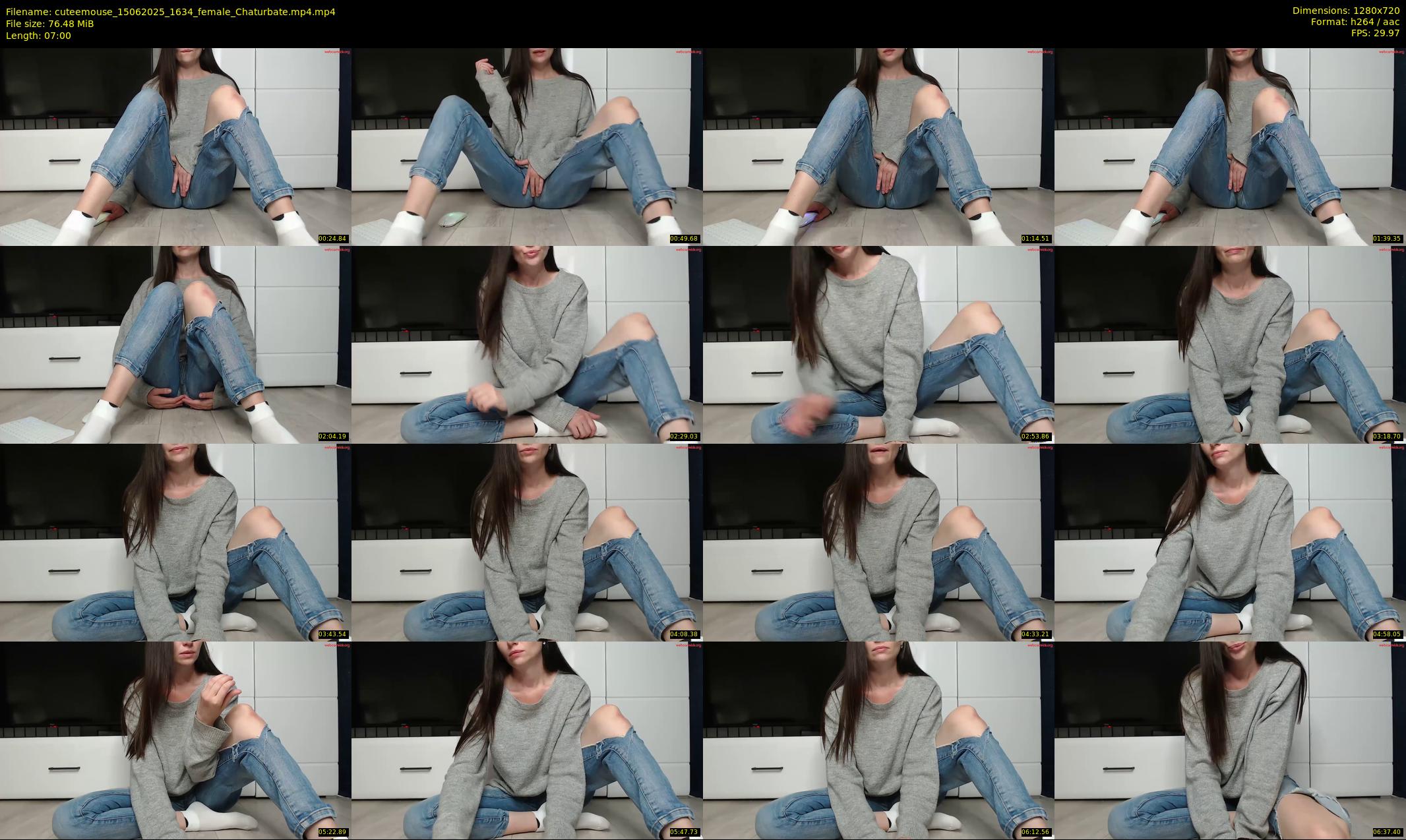 cuteemouse — 7 minute Chaturbate female cam show recording, 720p, Jun 15, 2025