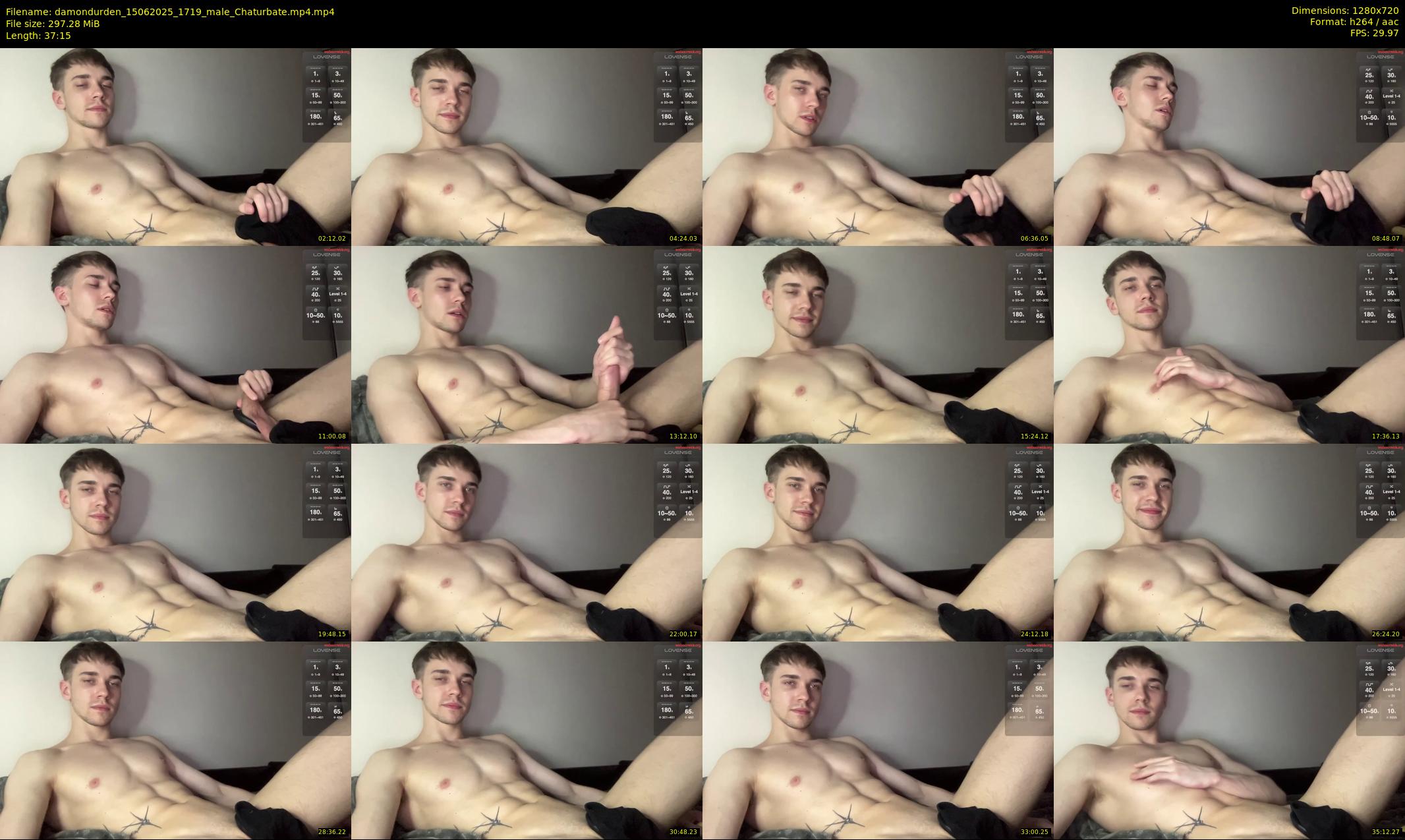 damondurden — 38 minute Chaturbate male cam show recording, 720p, Jun 15, 2025