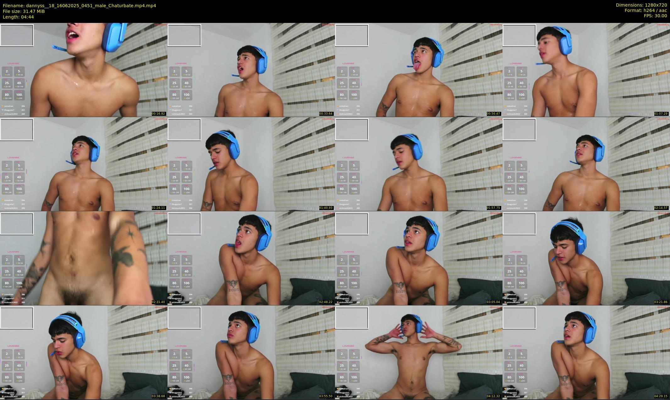 dannyss__18 — 5 minute Chaturbate male cam show recording, 720p, Jun 16, 2025