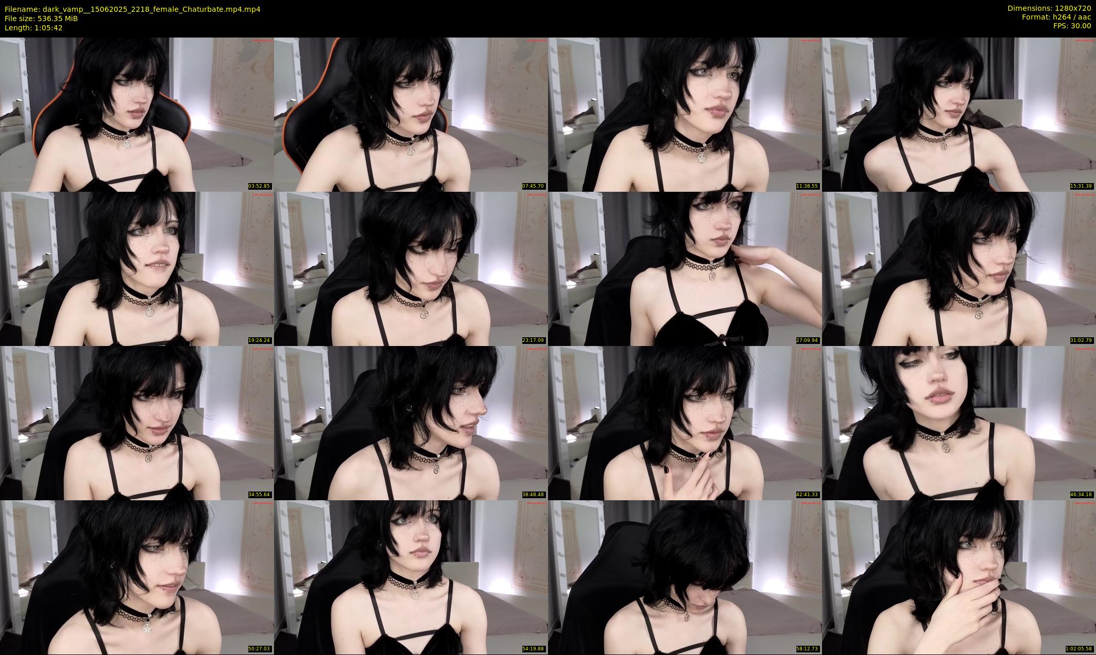 dark_vamp_ — 66 minute Chaturbate female cam show recording, 720p, Jun 15, 2025
