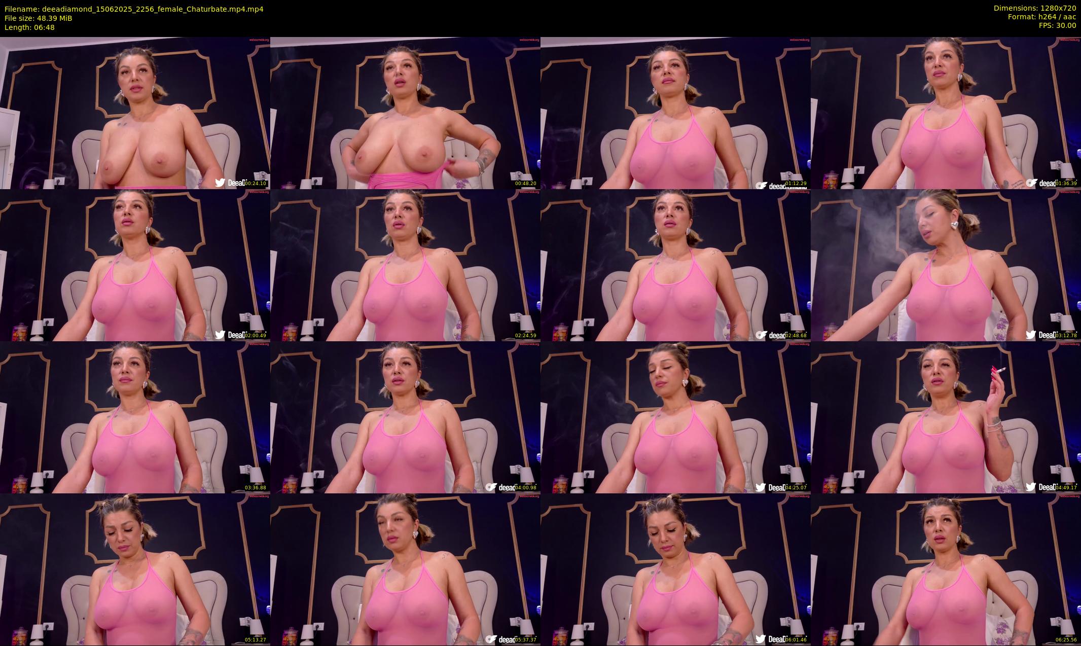 deeadiamond — 7 minute Chaturbate female cam show recording, 720p, Jun 15, 2025