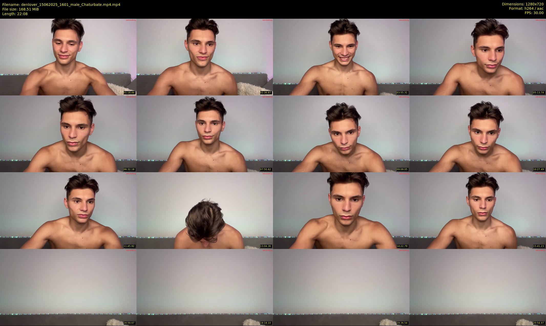 denlover — 23 minute Chaturbate male cam show recording, 720p, Jun 15, 2025