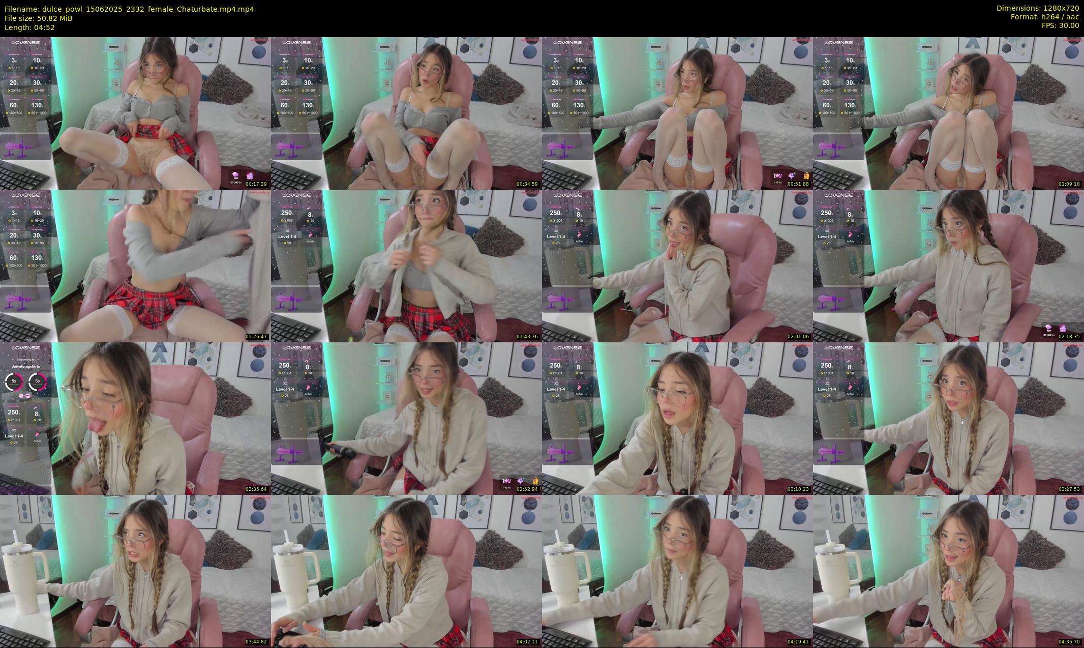 dulce_powl — 5 minute Chaturbate female cam show recording, 720p, Jun 15, 2025