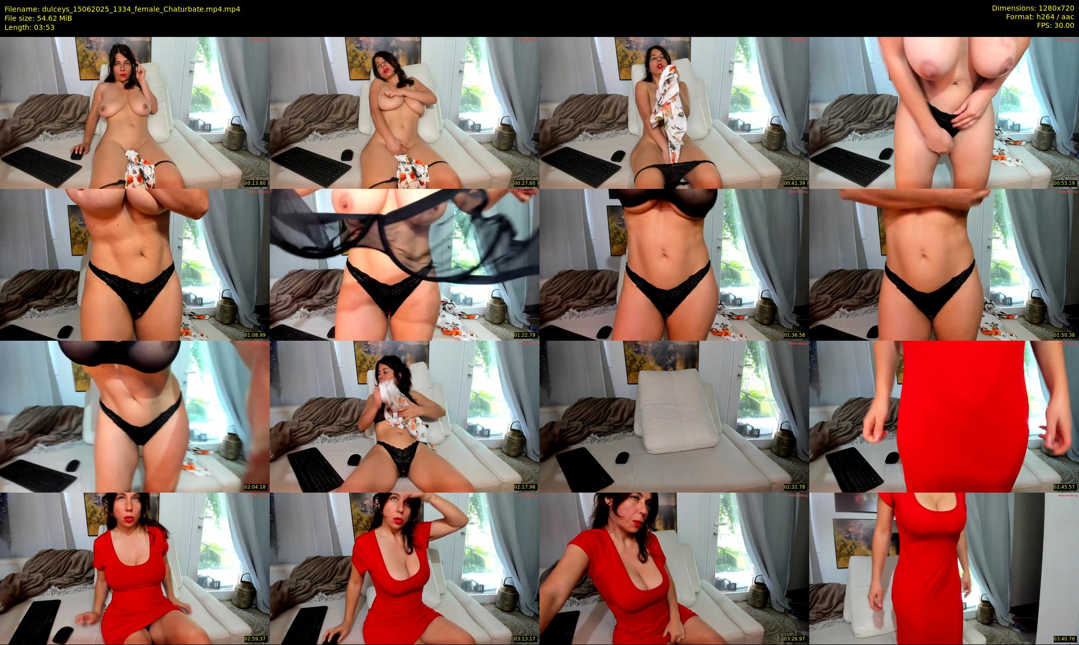 dulceys — 4 minute Chaturbate female cam show recording, 720p, Jun 15, 2025