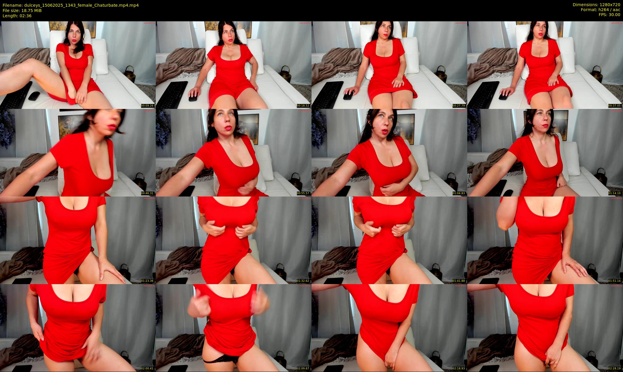 dulceys — 3 minute Chaturbate female cam show recording, 720p, Jun 15, 2025