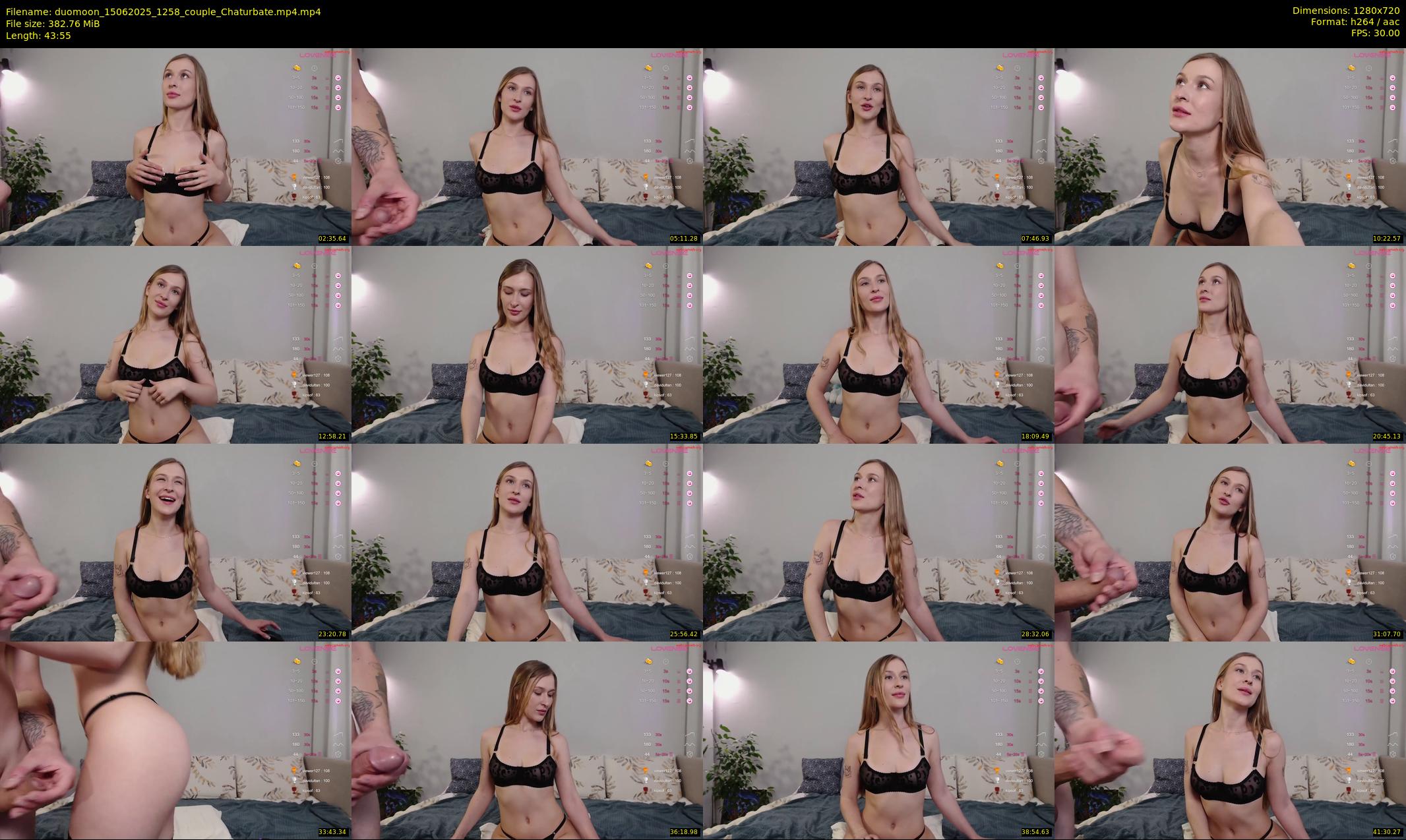 duomoon — 44 minute Chaturbate couple cam show recording, 720p, Jun 15, 2025
