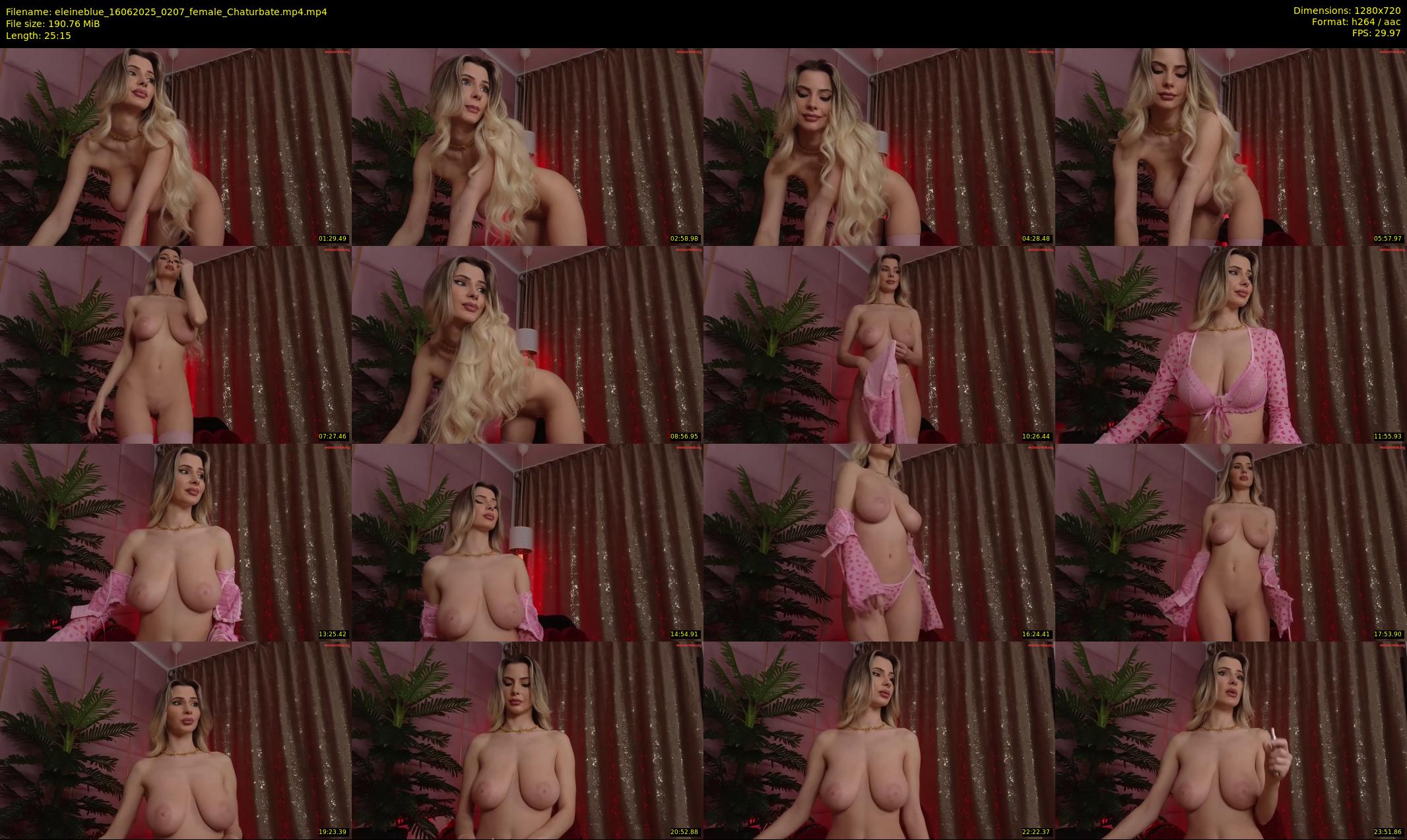 eleineblue — 26 minute Chaturbate female cam show recording, 720p, Jun 16, 2025