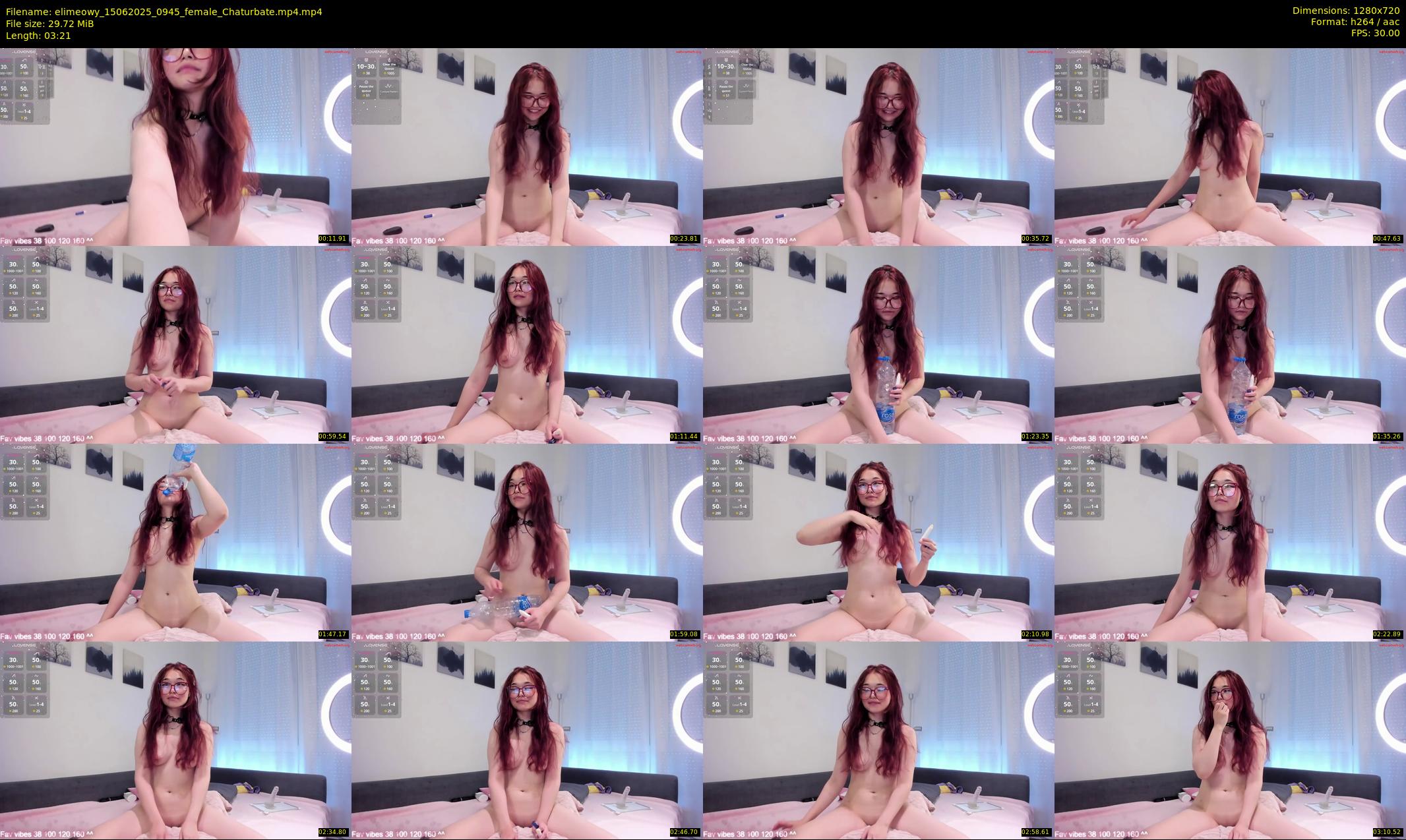 elimeowy — 4 minute Chaturbate female cam show recording, 720p, Jun 15, 2025
