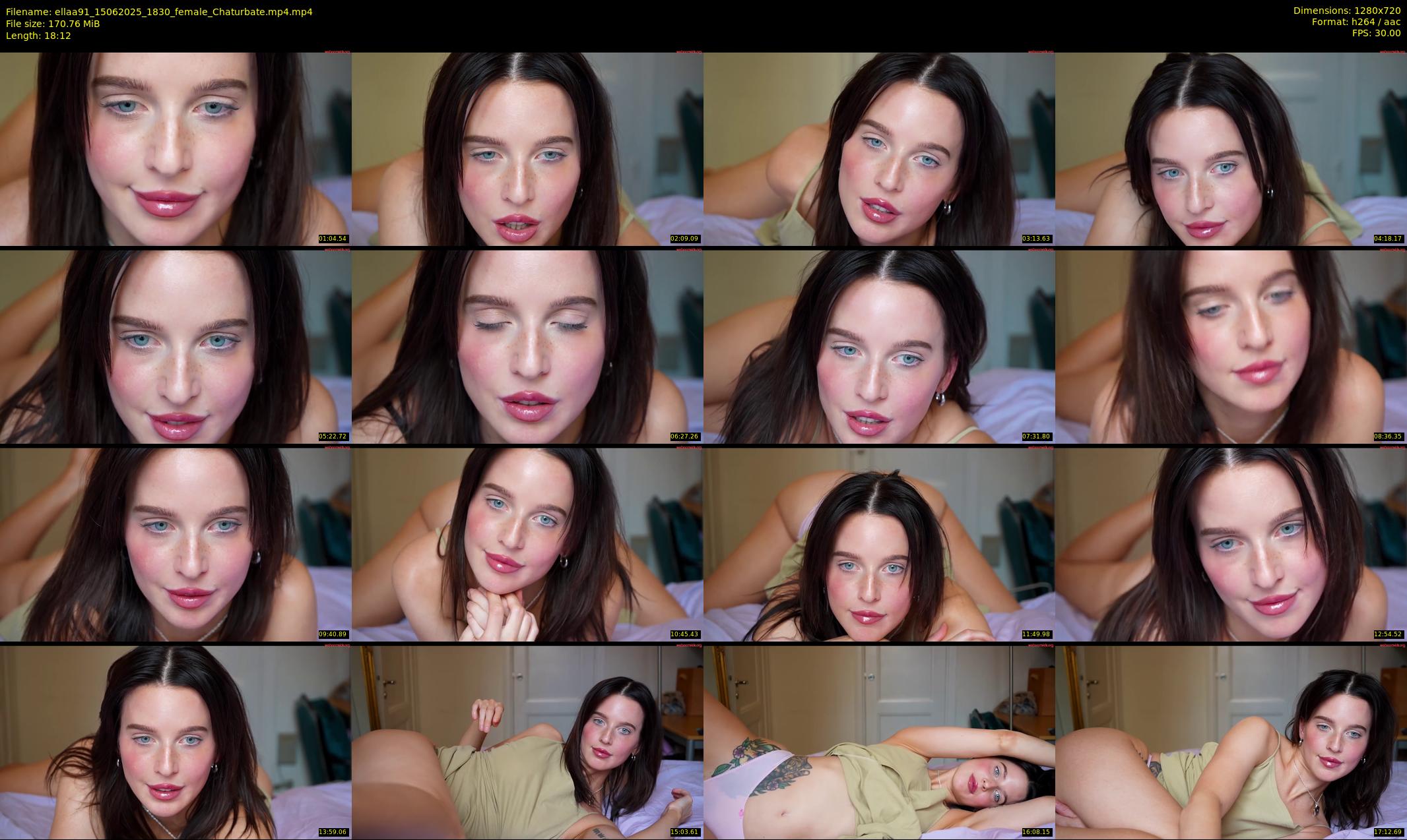 ellaa91 — 19 minute Chaturbate female cam show recording, 720p, Jun 15, 2025