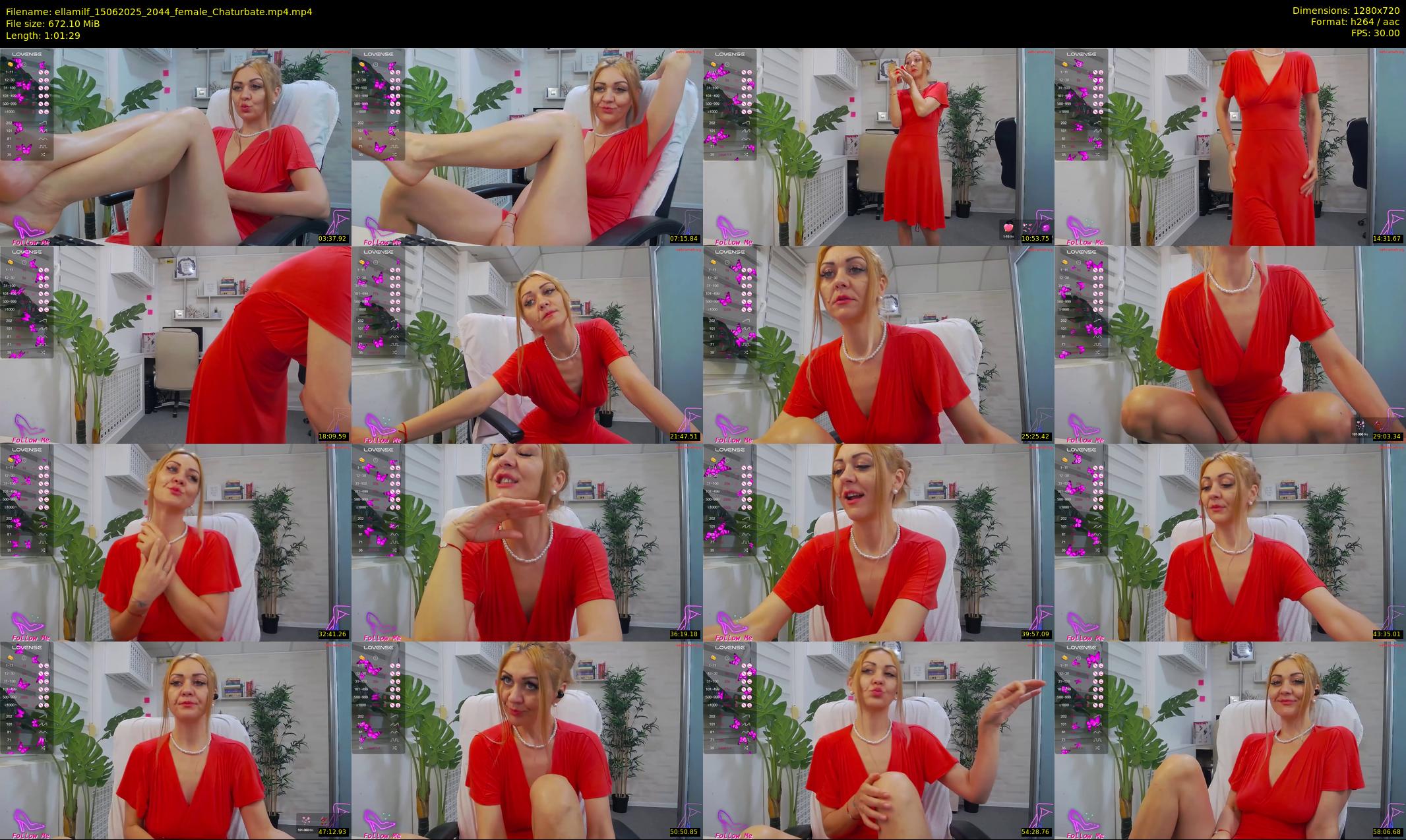 ellamilf — 62 minute Chaturbate female cam show recording, 720p, Jun 15, 2025