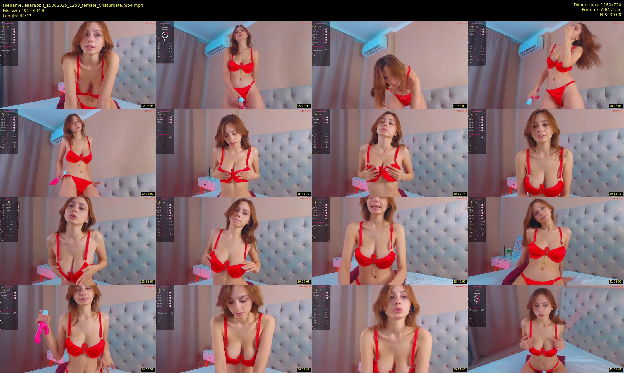 ellarabbit — 45 minute Chaturbate female cam show recording, 720p, Jun 15, 2025