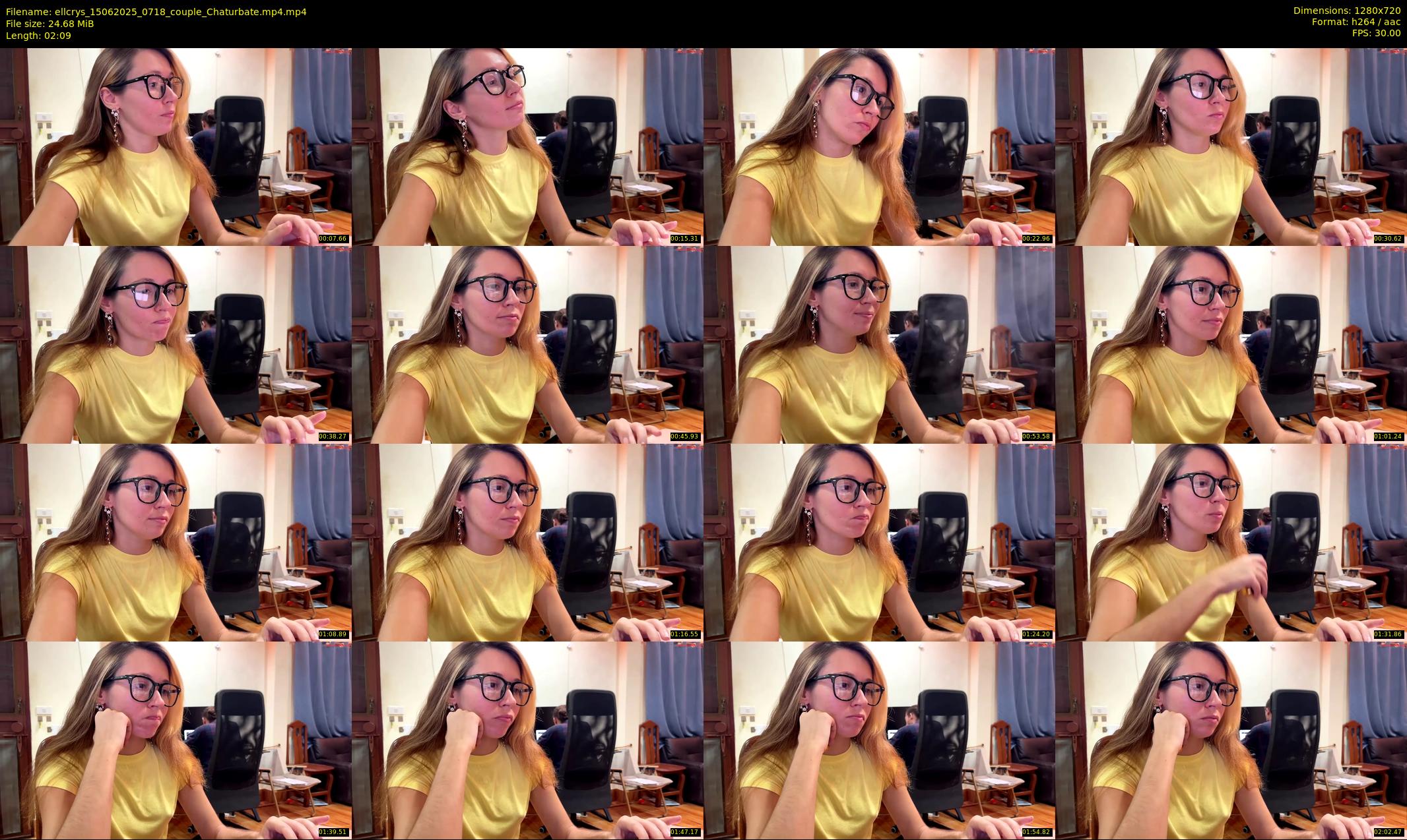 ellcrys — 3 minute Chaturbate couple cam show recording, 720p, Jun 15, 2025