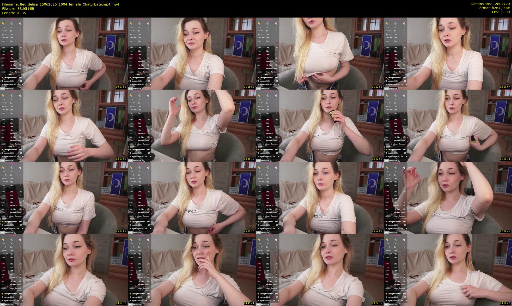 fleurdelisa — 11 minute Chaturbate female cam show recording, 720p, Jun 15, 2025