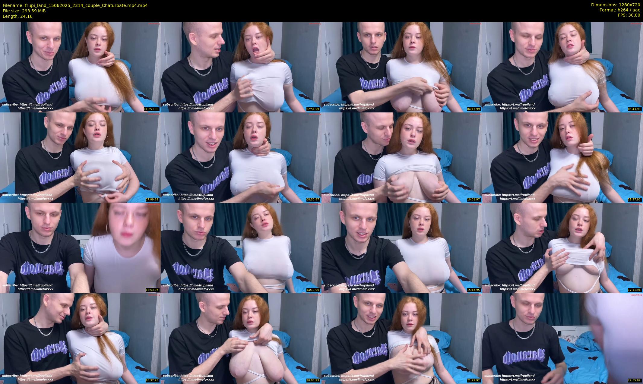 frupi_land — 25 minute Chaturbate couple cam show recording, 720p, Jun 15, 2025