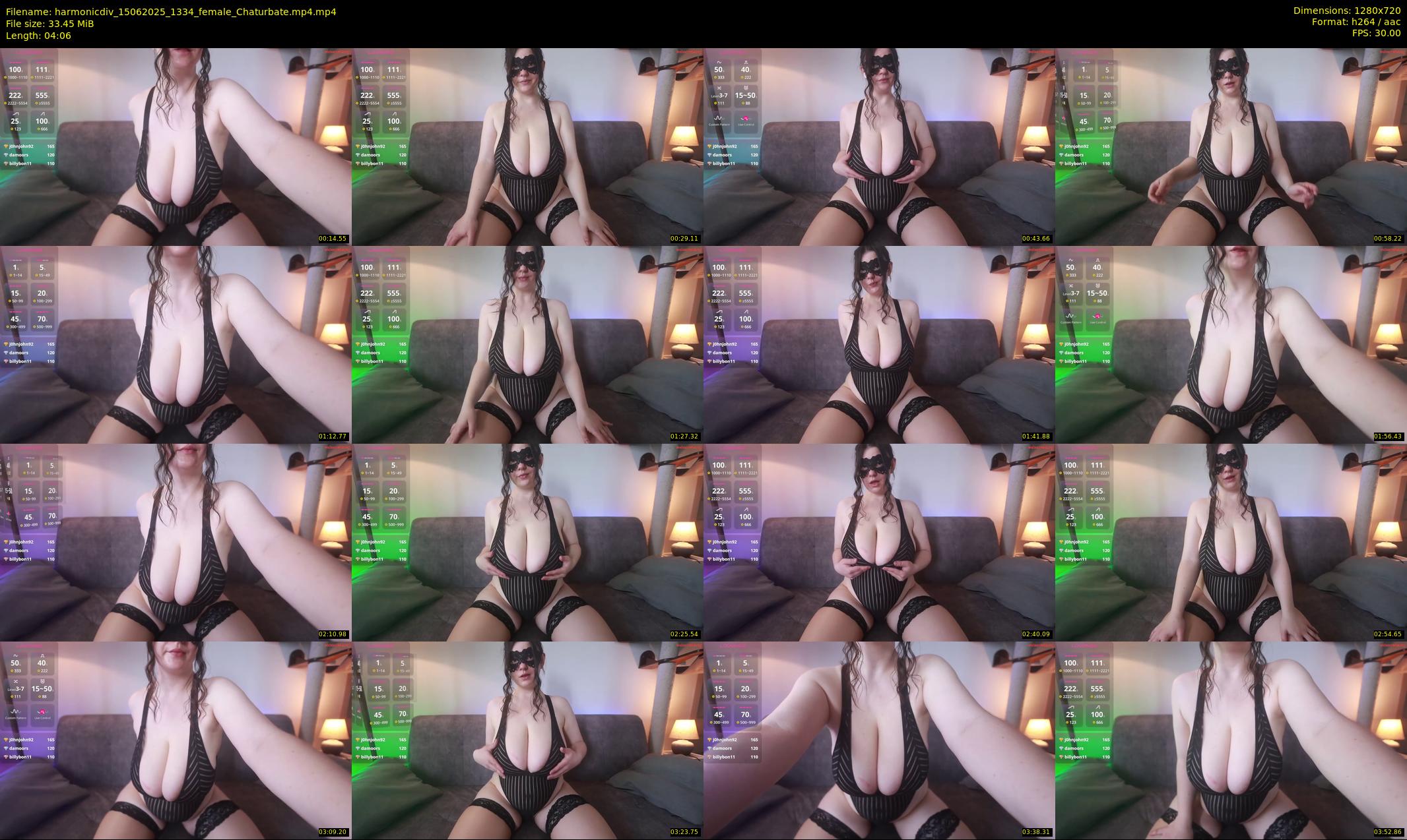 harmonicdiv — 5 minute Chaturbate female cam show recording, 720p, Jun 15, 2025