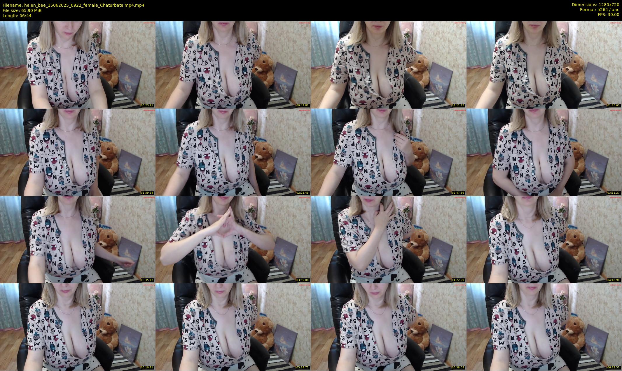 helen_bee — 7 minute Chaturbate female cam show recording, 720p, Jun 15, 2025
