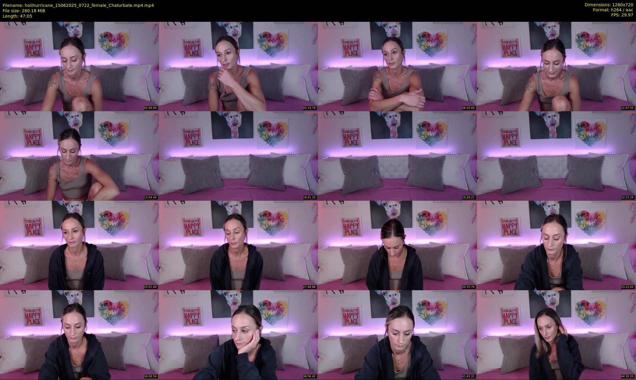 holihurricane — 48 minute Chaturbate female cam show recording, 720p, Jun 15, 2025