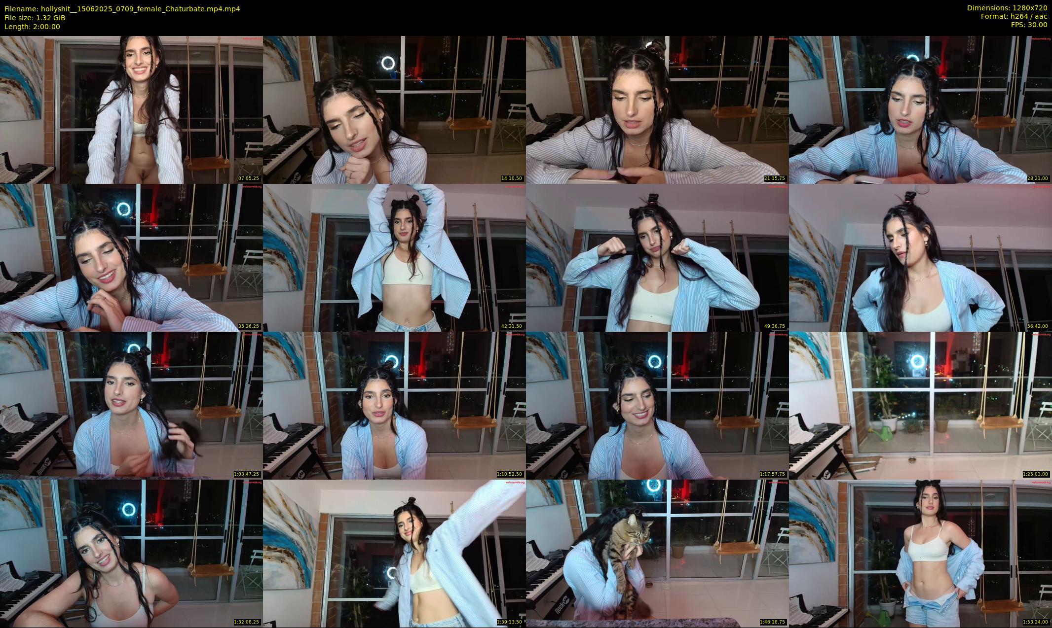 hollyshit_ — 120 minute Chaturbate female cam show recording, 720p, Jun 15, 2025