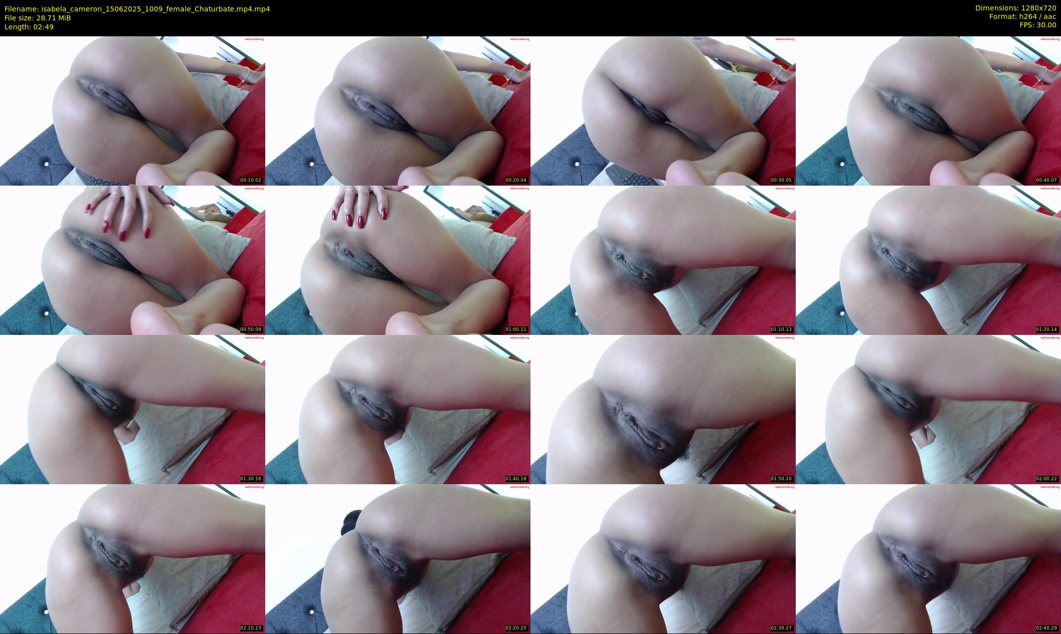 isabela_cameron — 3 minute Chaturbate female cam show recording, 720p, Jun 15, 2025