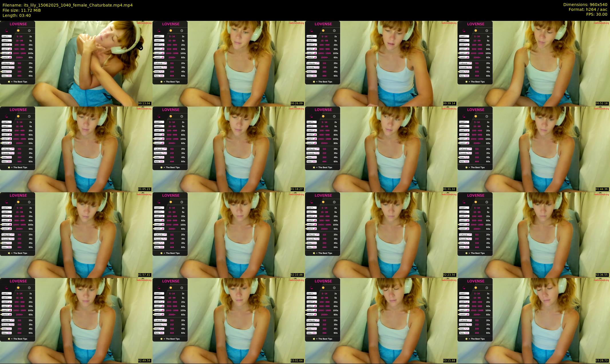 its_lily — 4 minute Chaturbate female cam show recording, 480p, Jun 15, 2025