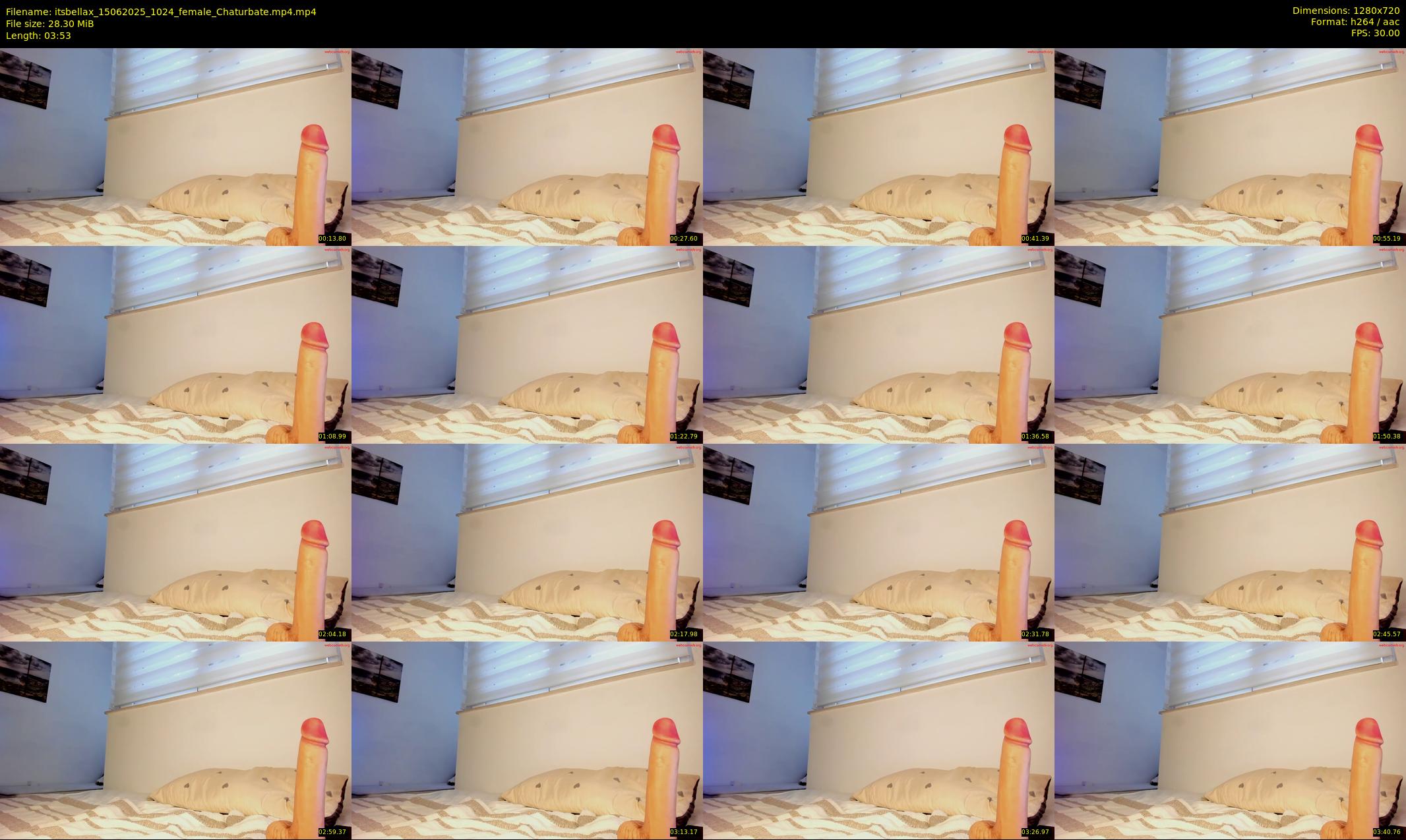 itsbellax — 4 minute Chaturbate female cam show recording, 720p, Jun 15, 2025