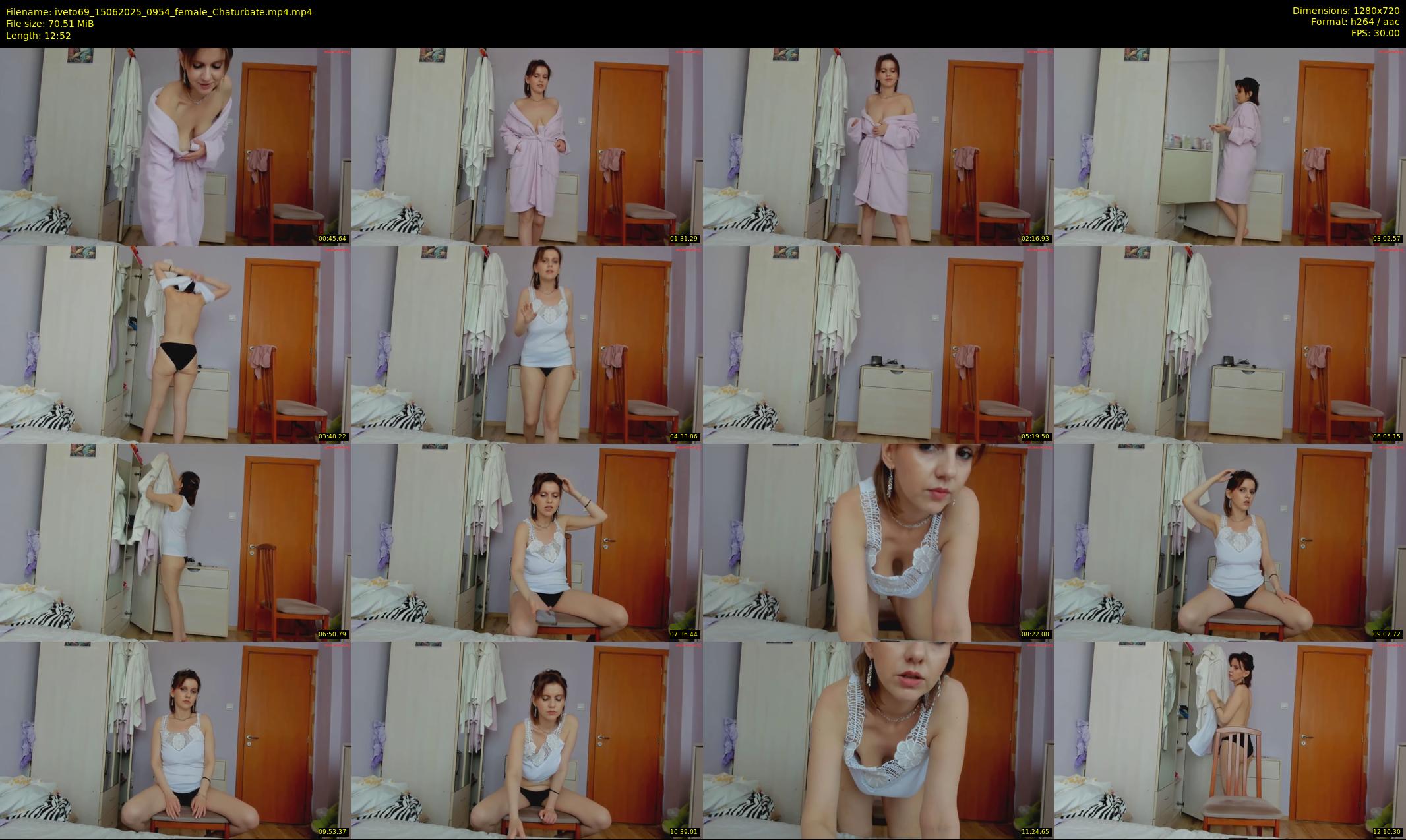 iveto69 — 13 minute Chaturbate female cam show recording, 720p, Jun 15, 2025