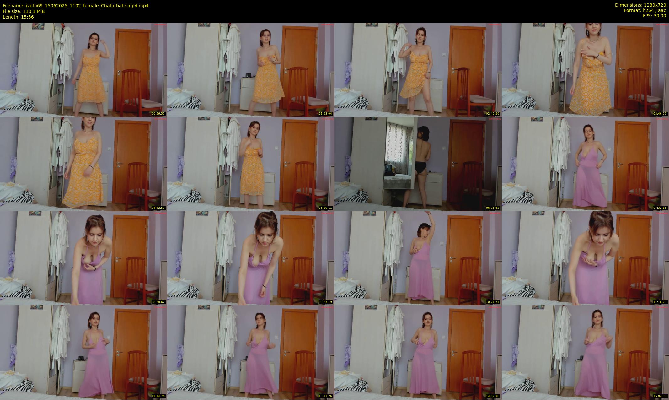 iveto69 — 16 minute Chaturbate female cam show recording, 720p, Jun 15, 2025
