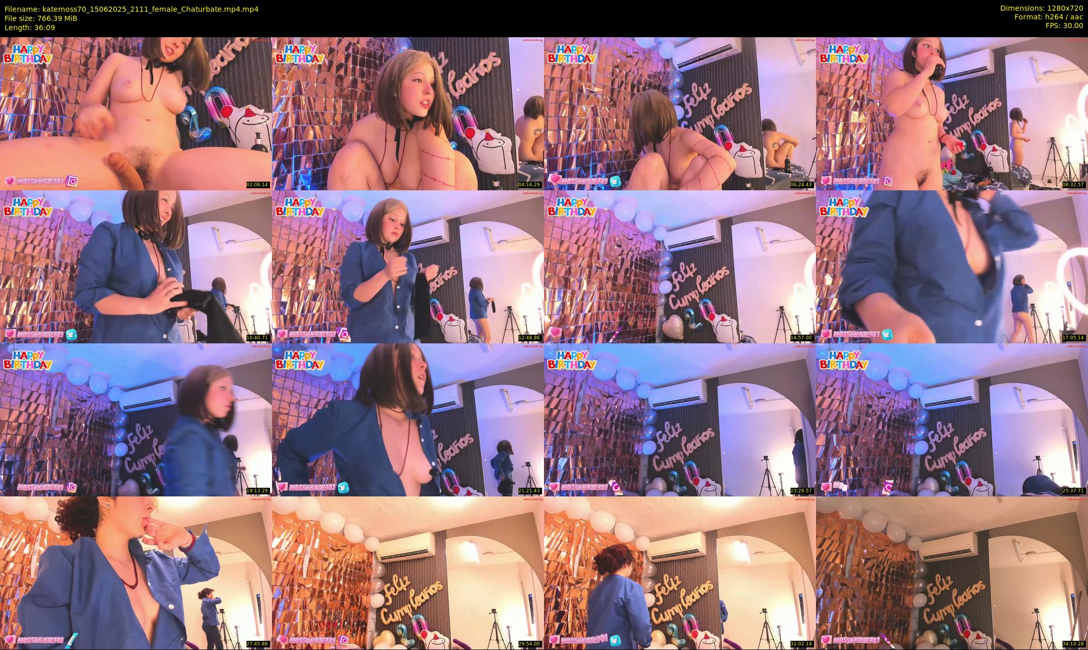 katemoss70 — 37 minute Chaturbate female cam show recording, 720p, Jun 15, 2025