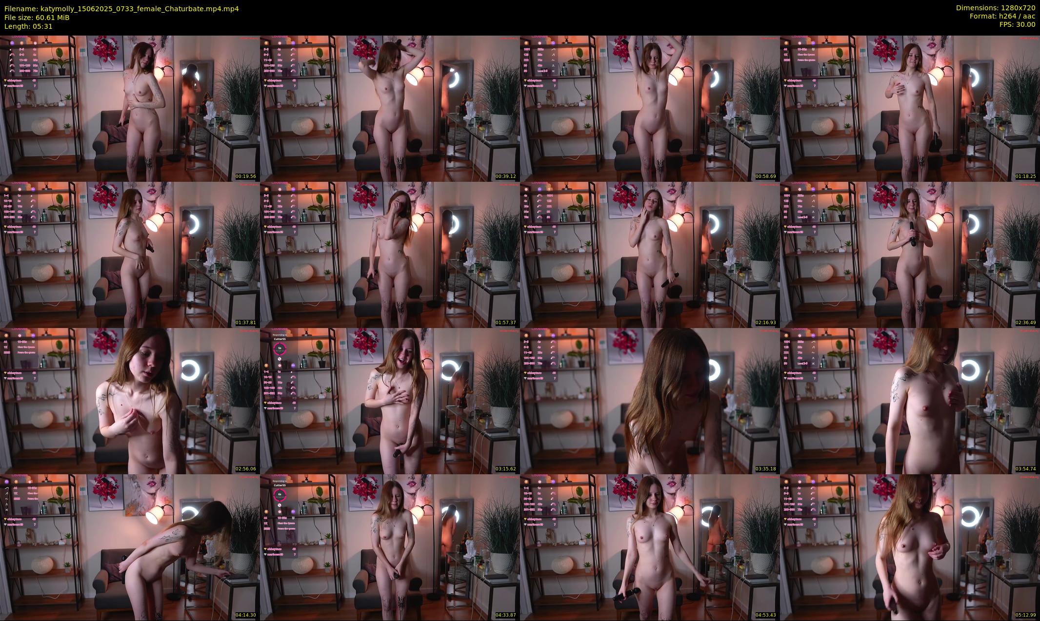katymolly — 6 minute Chaturbate female cam show recording, 720p, Jun 15, 2025