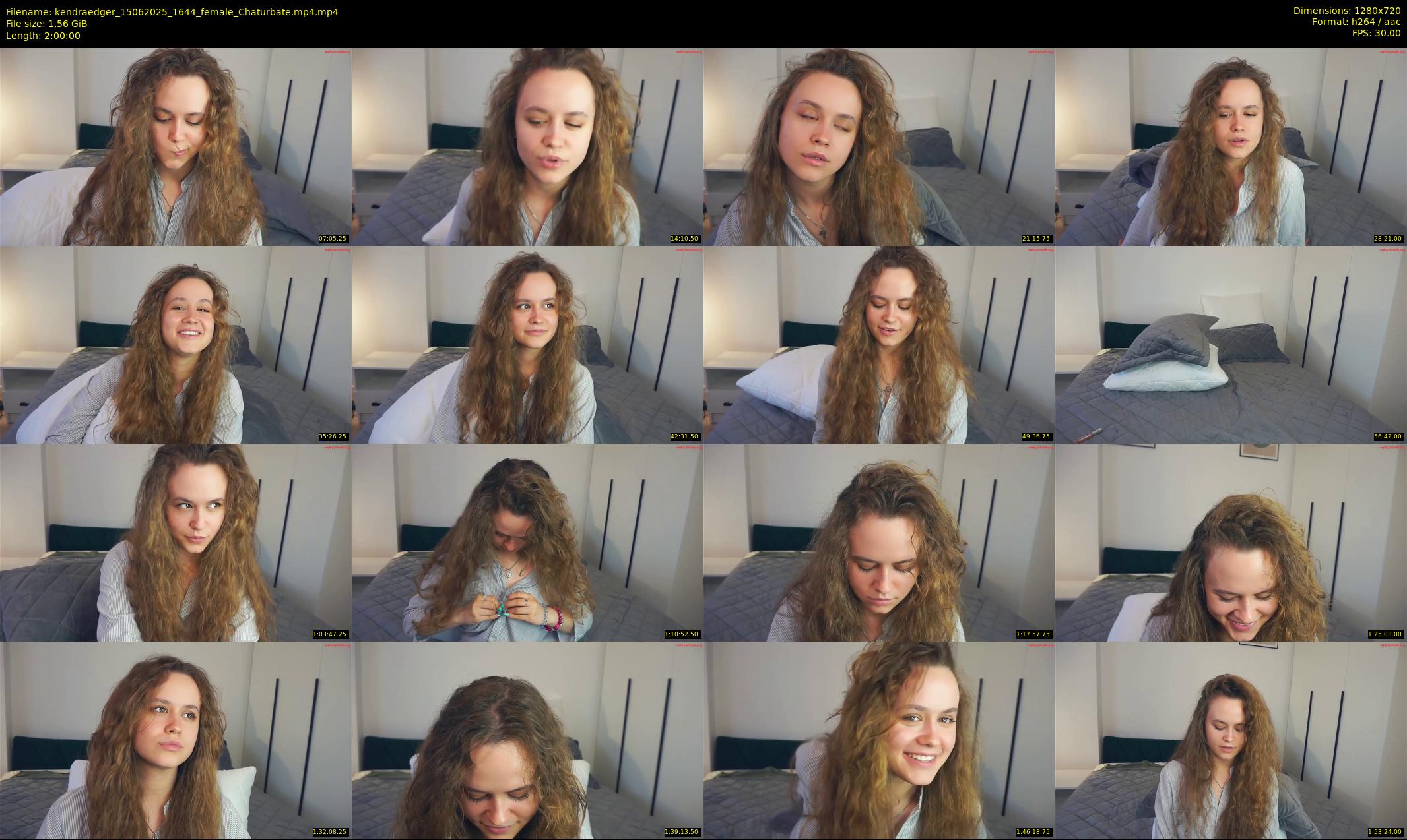 kendraedger — 120 minute Chaturbate female cam show recording, 720p, Jun 15, 2025