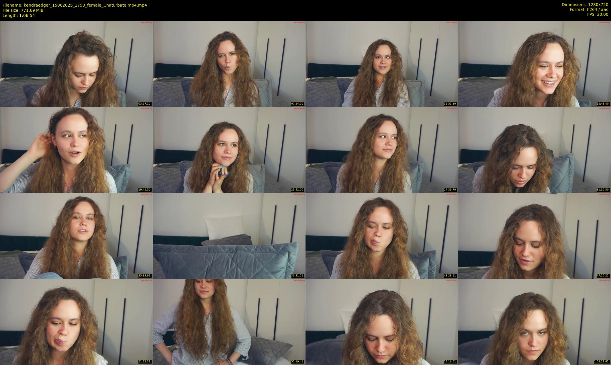 kendraedger — 67 minute Chaturbate female cam show recording, 720p, Jun 15, 2025