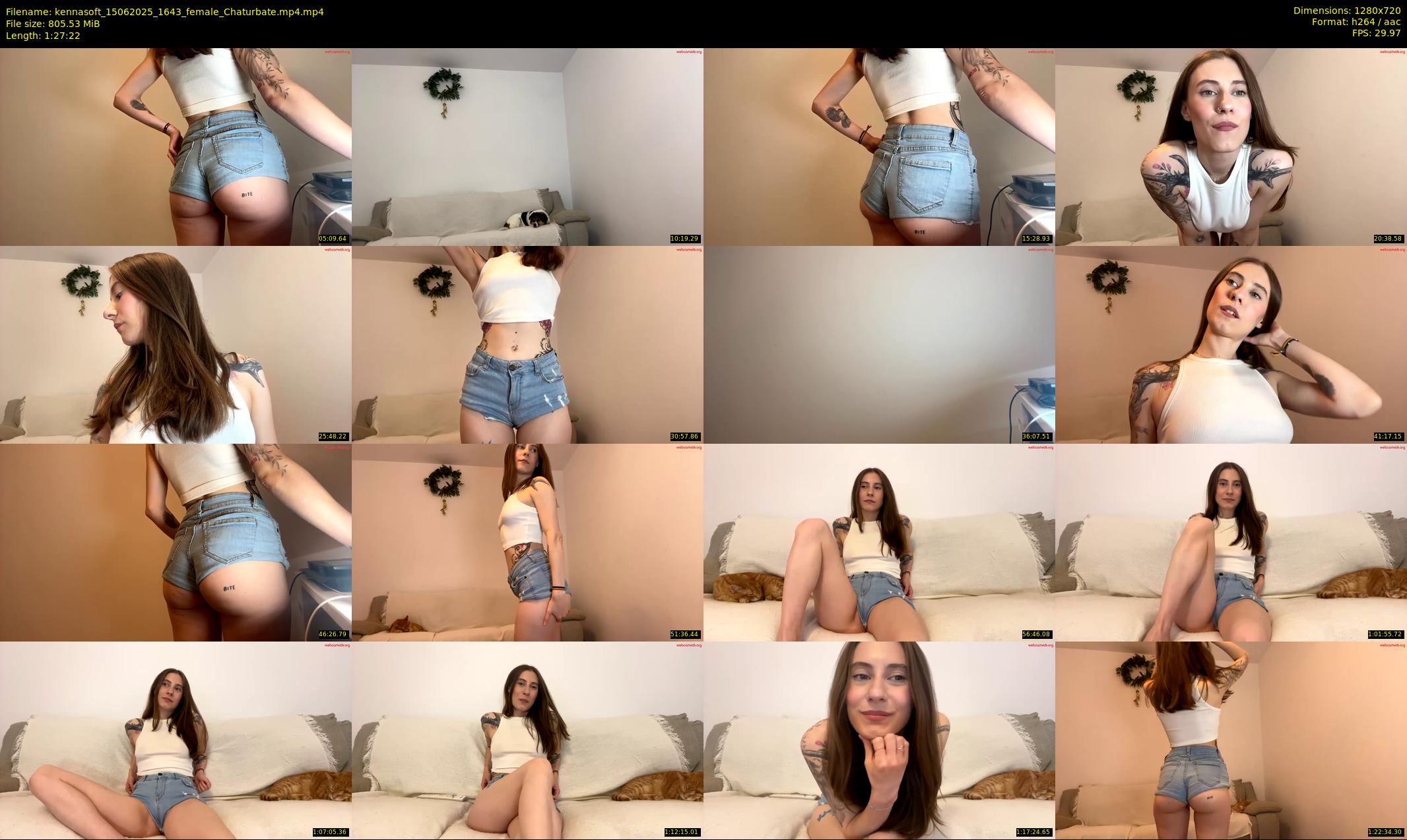 kennasoft — 88 minute Chaturbate female cam show recording, 720p, Jun 15, 2025