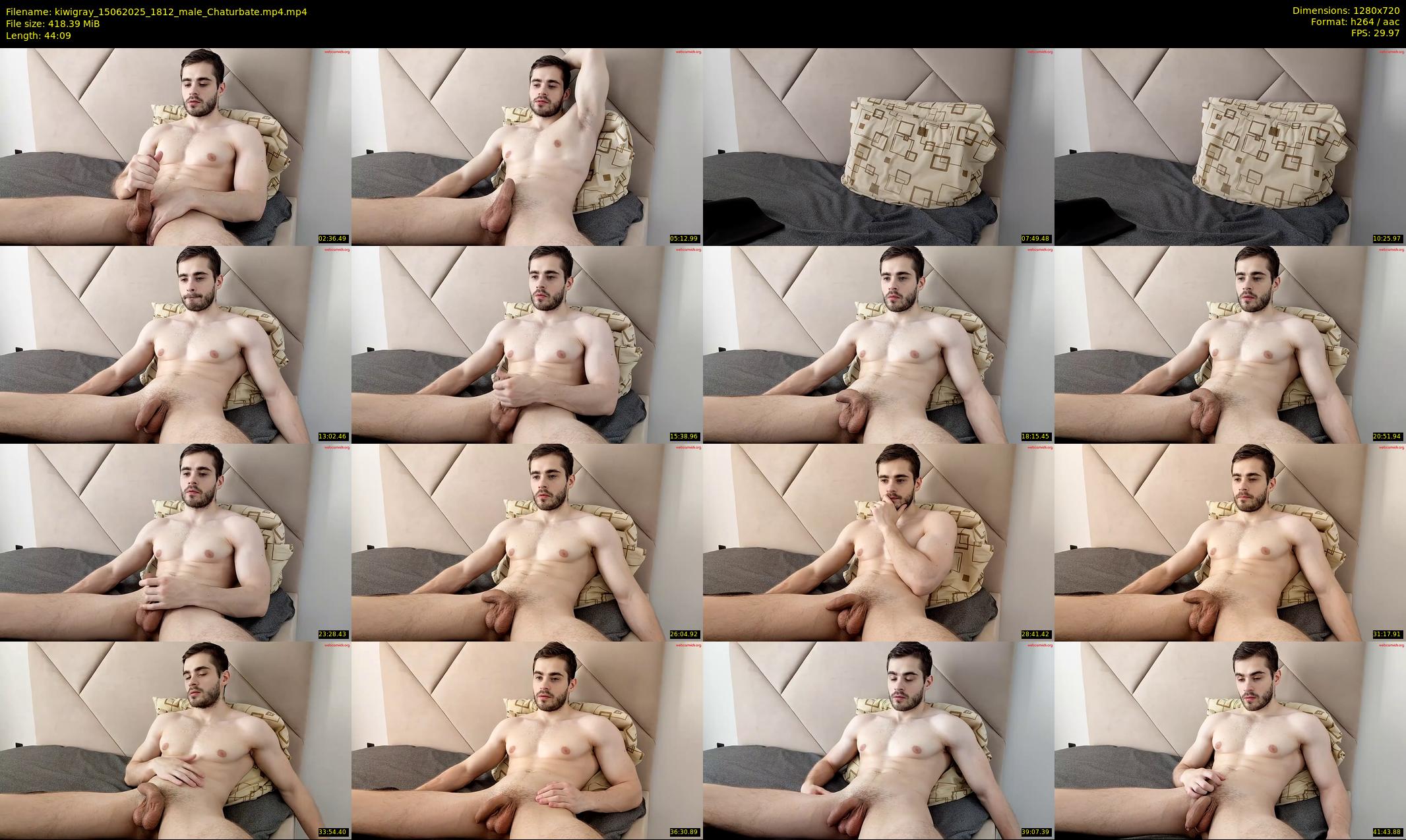 kiwigray — 45 minute Chaturbate male cam show recording, 720p, Jun 15, 2025