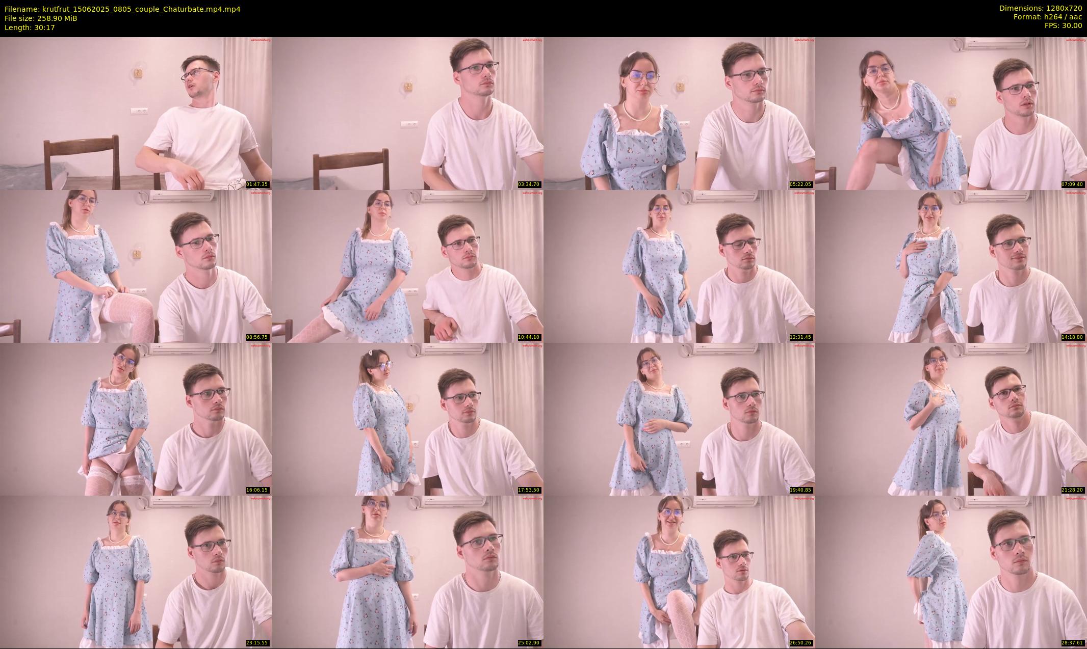 krutfrut — 31 minute Chaturbate couple cam show recording, 720p, Jun 15, 2025