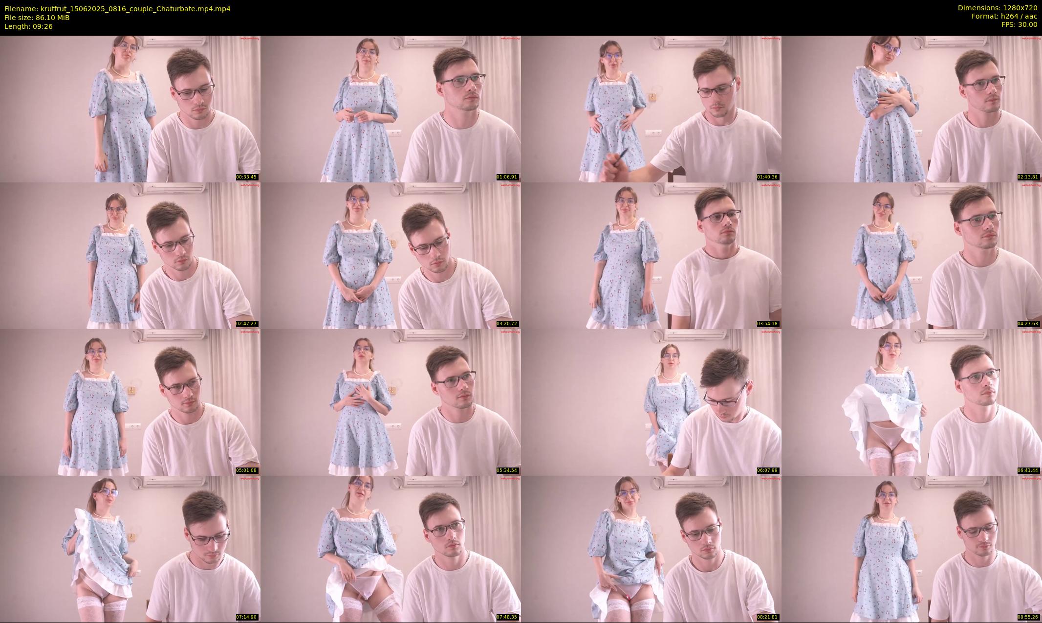 krutfrut — 10 minute Chaturbate couple cam show recording, 720p, Jun 15, 2025