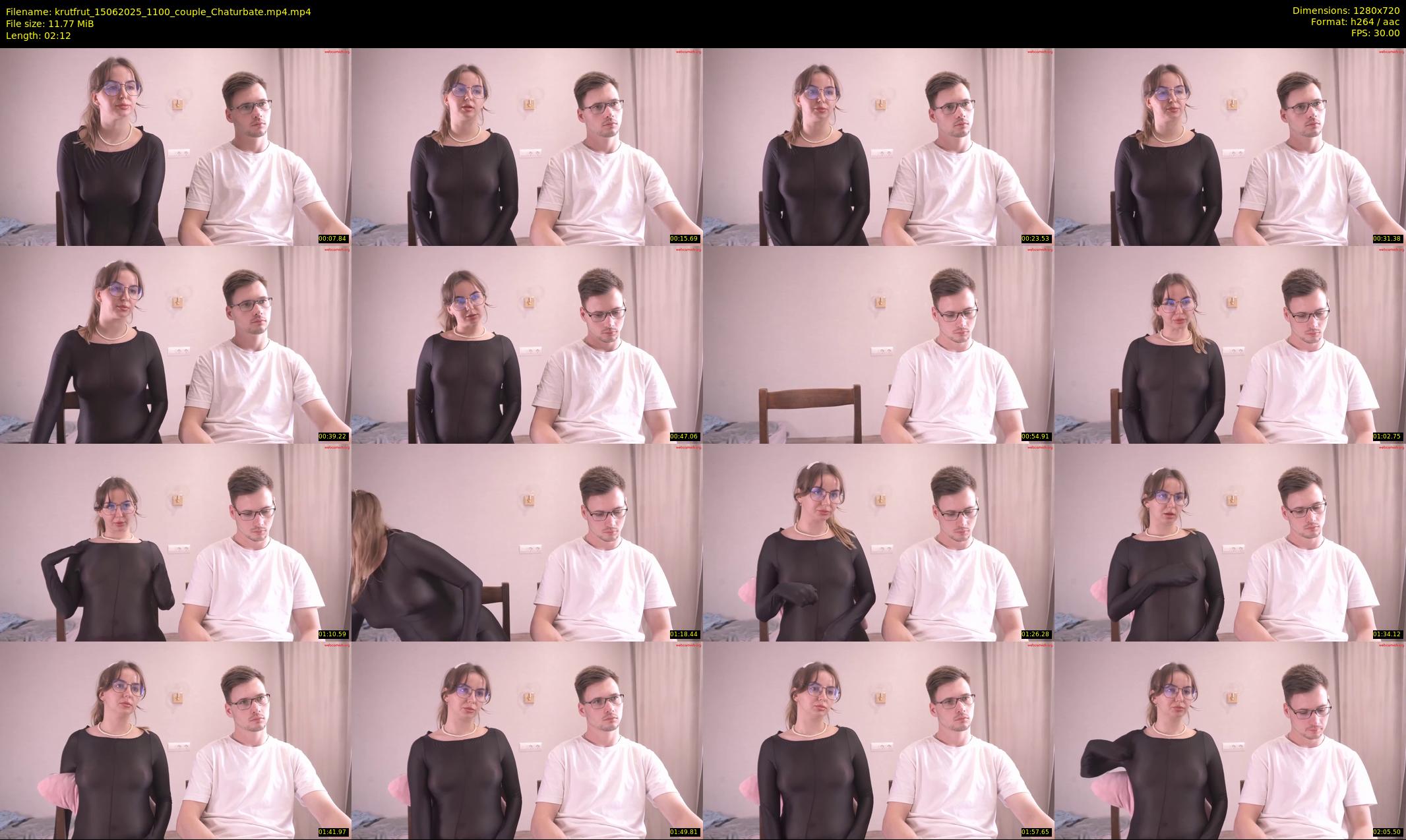 krutfrut — 3 minute Chaturbate couple cam show recording, 720p, Jun 15, 2025