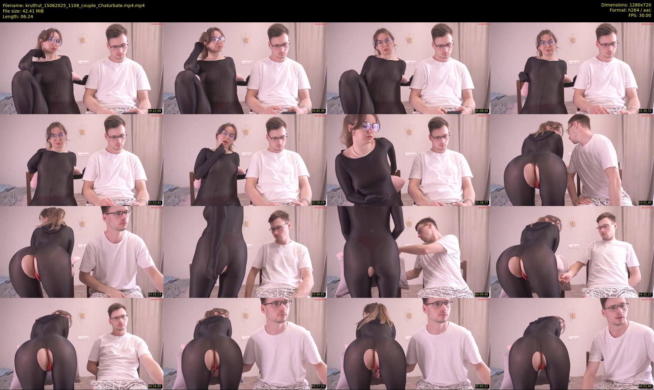 krutfrut — 7 minute Chaturbate couple cam show recording, 720p, Jun 15, 2025